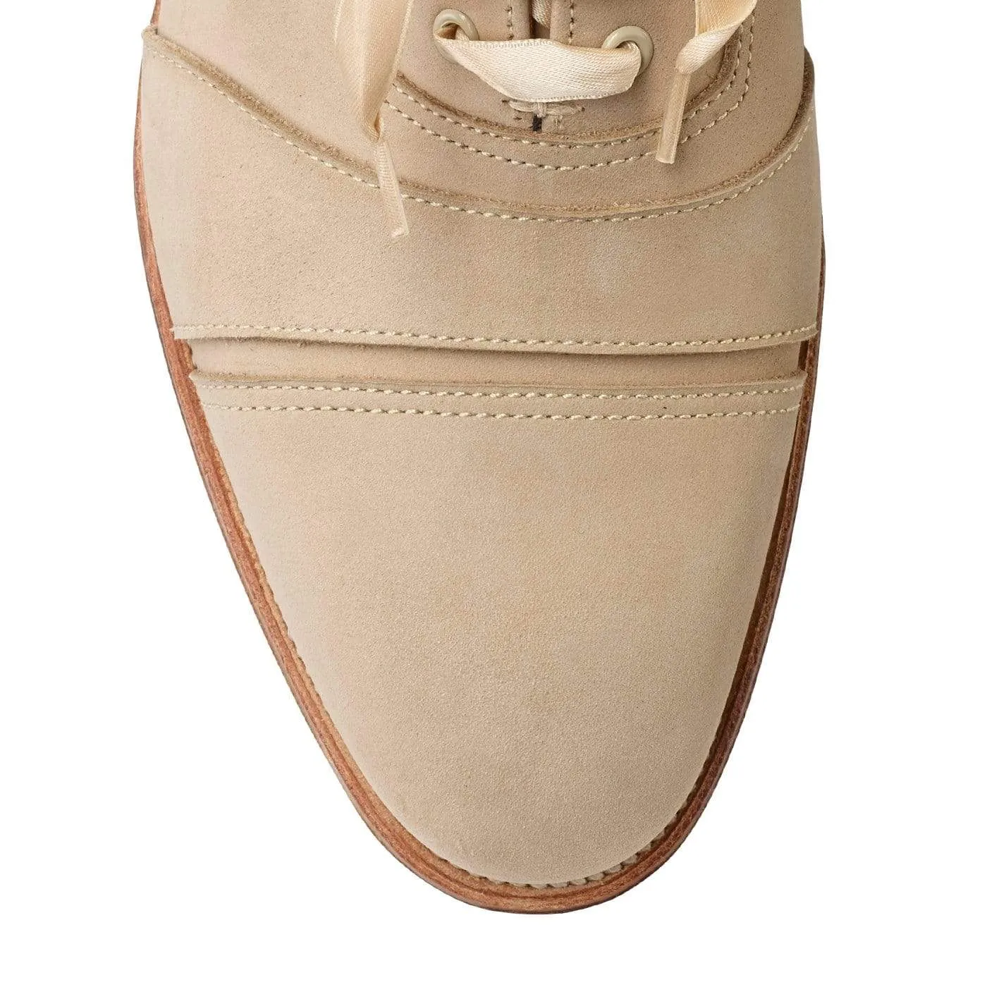Flora Stone Nubuck Sophisticated Oxfords