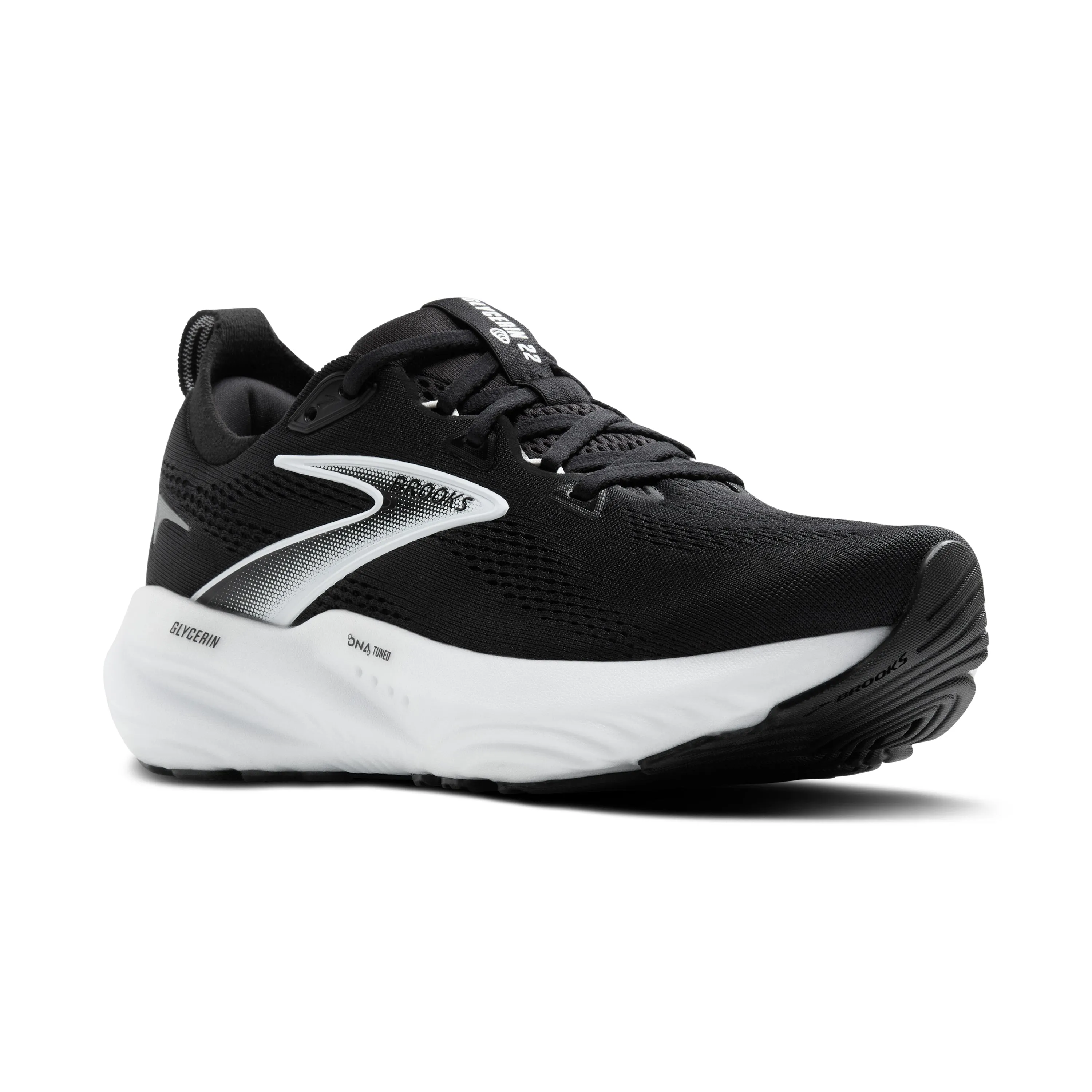 running technique improvement training - day running shoes BROOKS GLYCERIN 22 WOMEN'S