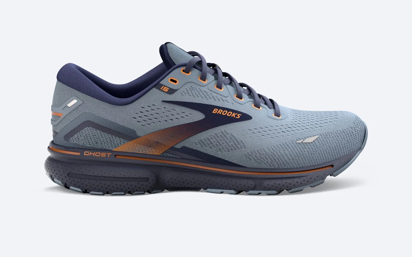 Brooks Men's Ghost 15 (SALE) Flexible Material Ergonomic Sole