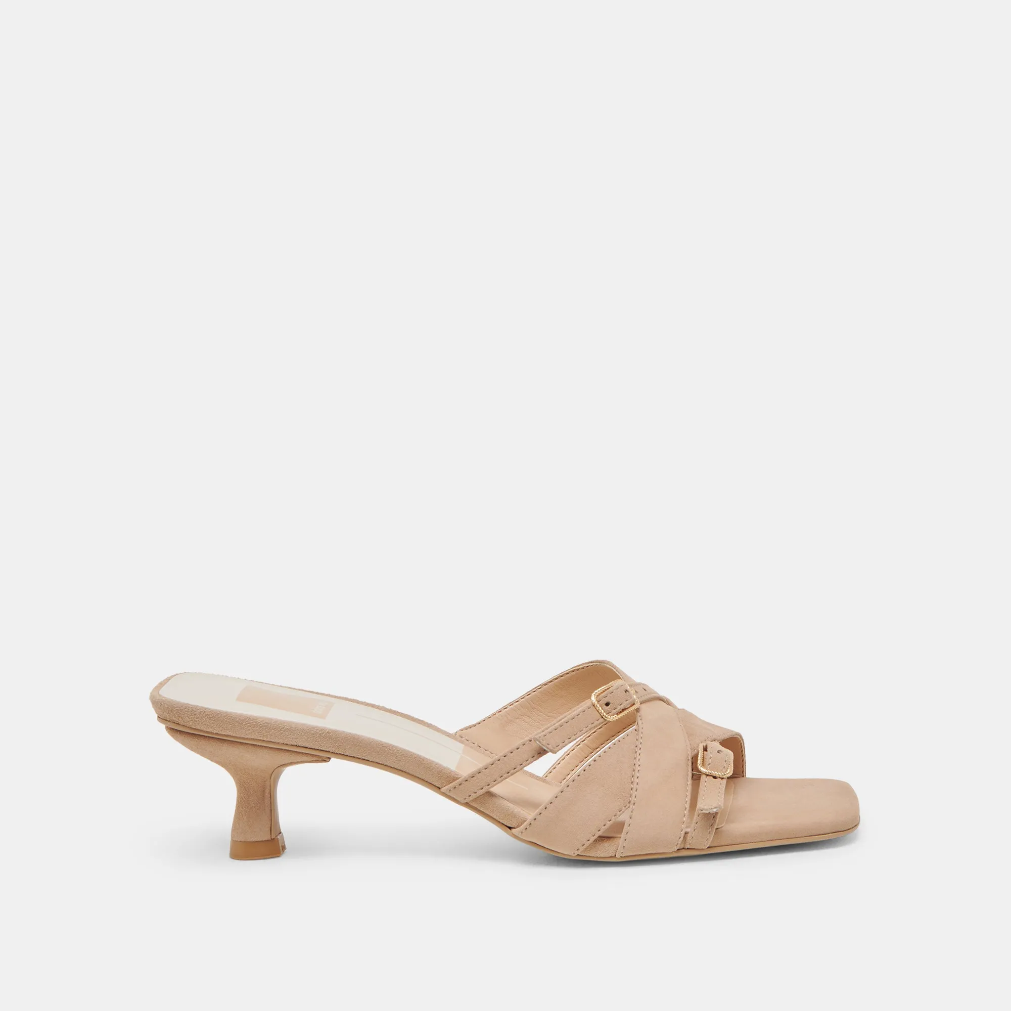 Quick Dry Fabric BRYANT HEELS CAMEL SUEDE
