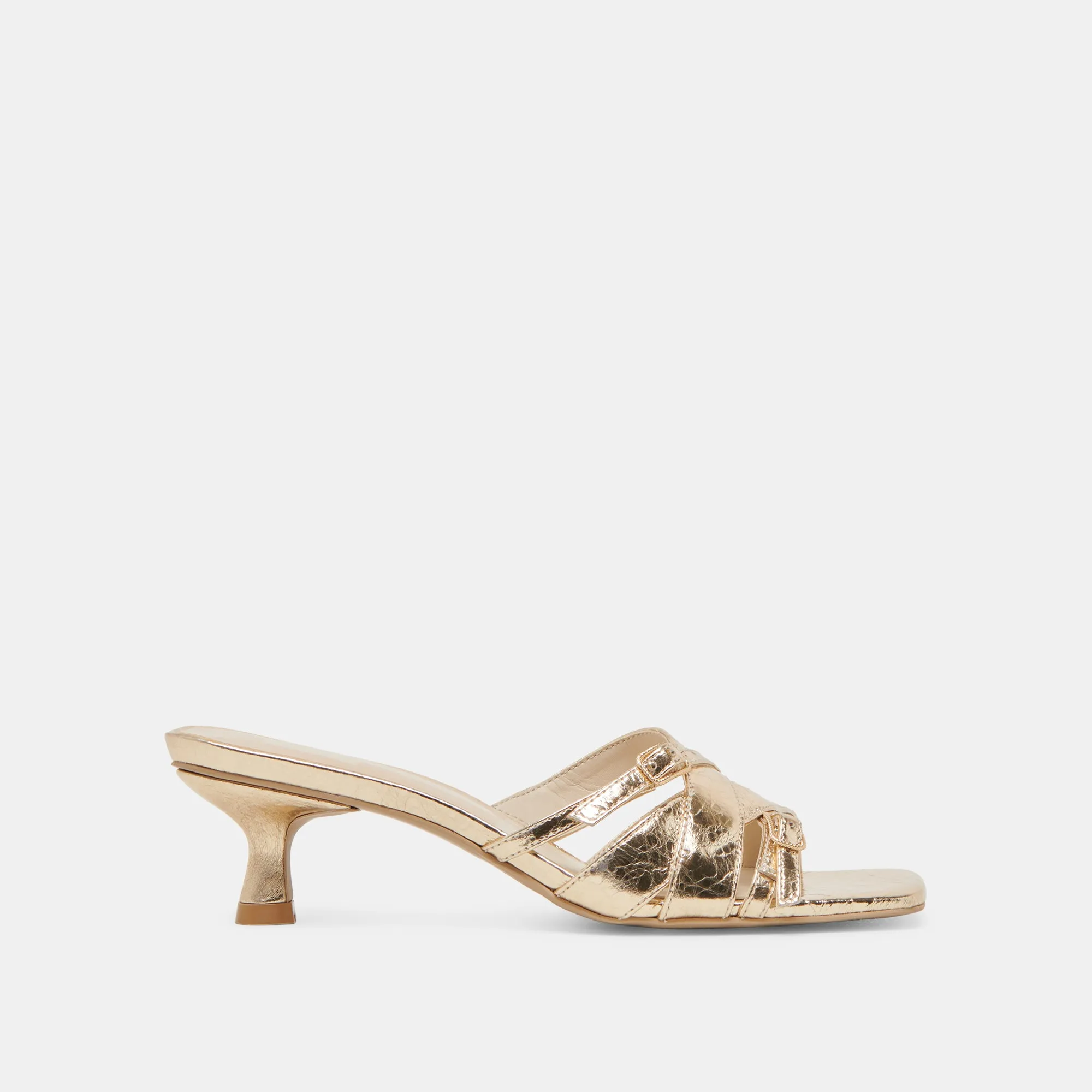 Bold Wedding Heels BRYANT HEELS GOLD DISTRESSED LEATHER