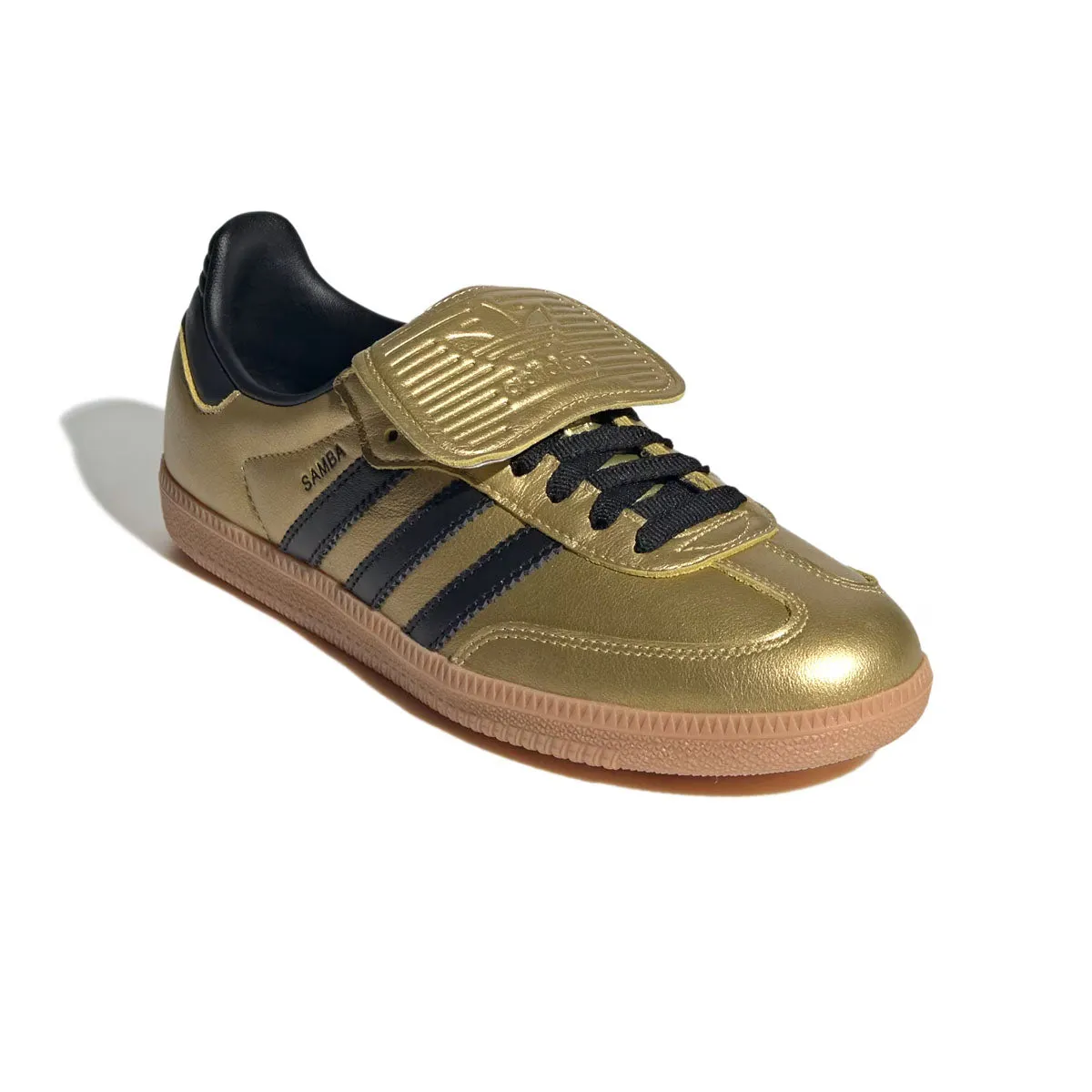 Fashion Ready Wmns Samba Long Tongue 'Gold Metallic Black Gum'