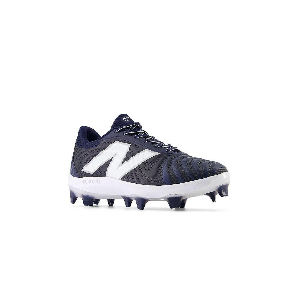 New Balance Men's FuelCell 4040 V7 Molded Baseball Cleats - Team Navy / Optic White - PL4040N7 Cold Ready Stylish Design
