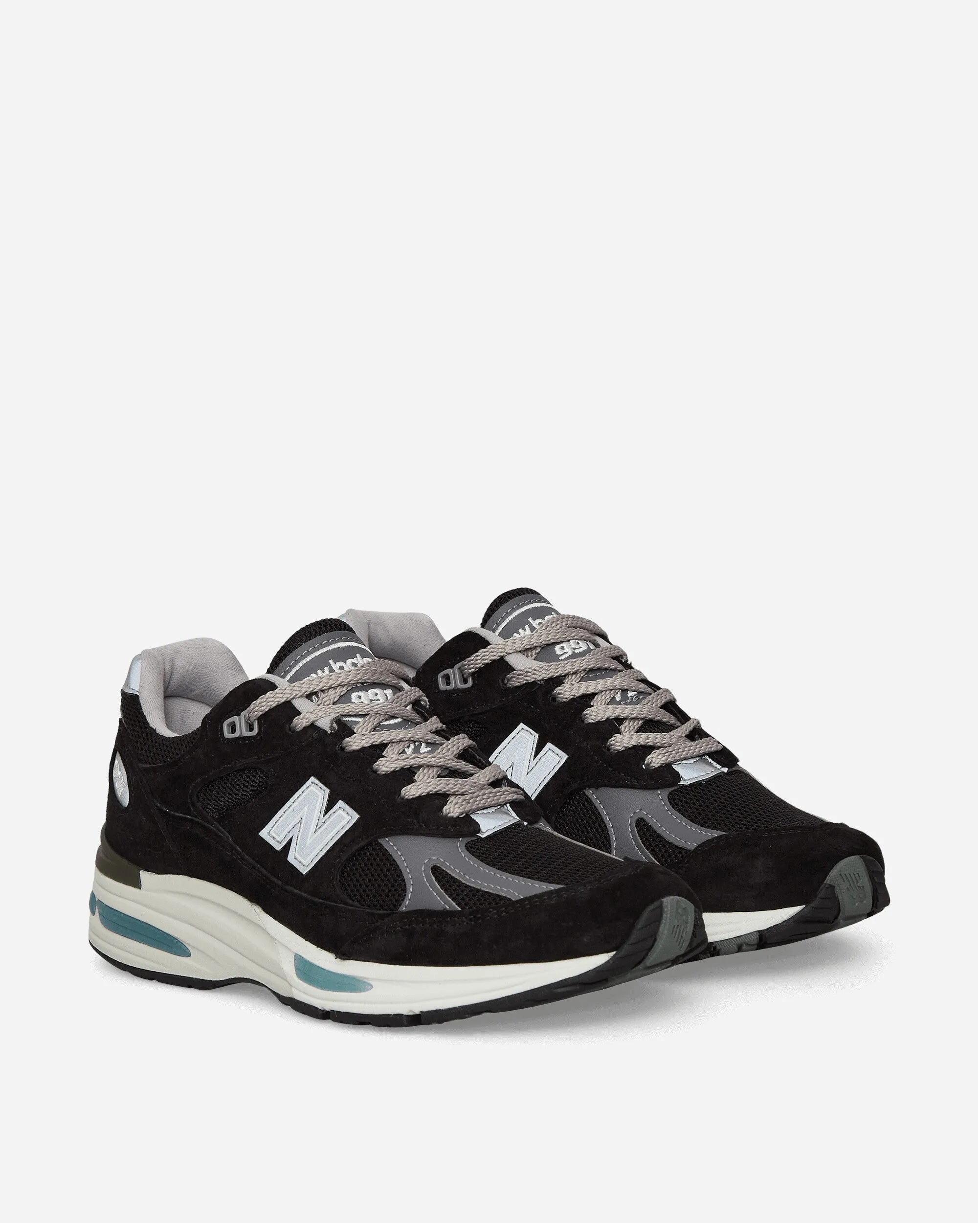 Breathable SmoothSurface Made in UK 991v2 Sneakers Black / Smoked Pearl / Silver