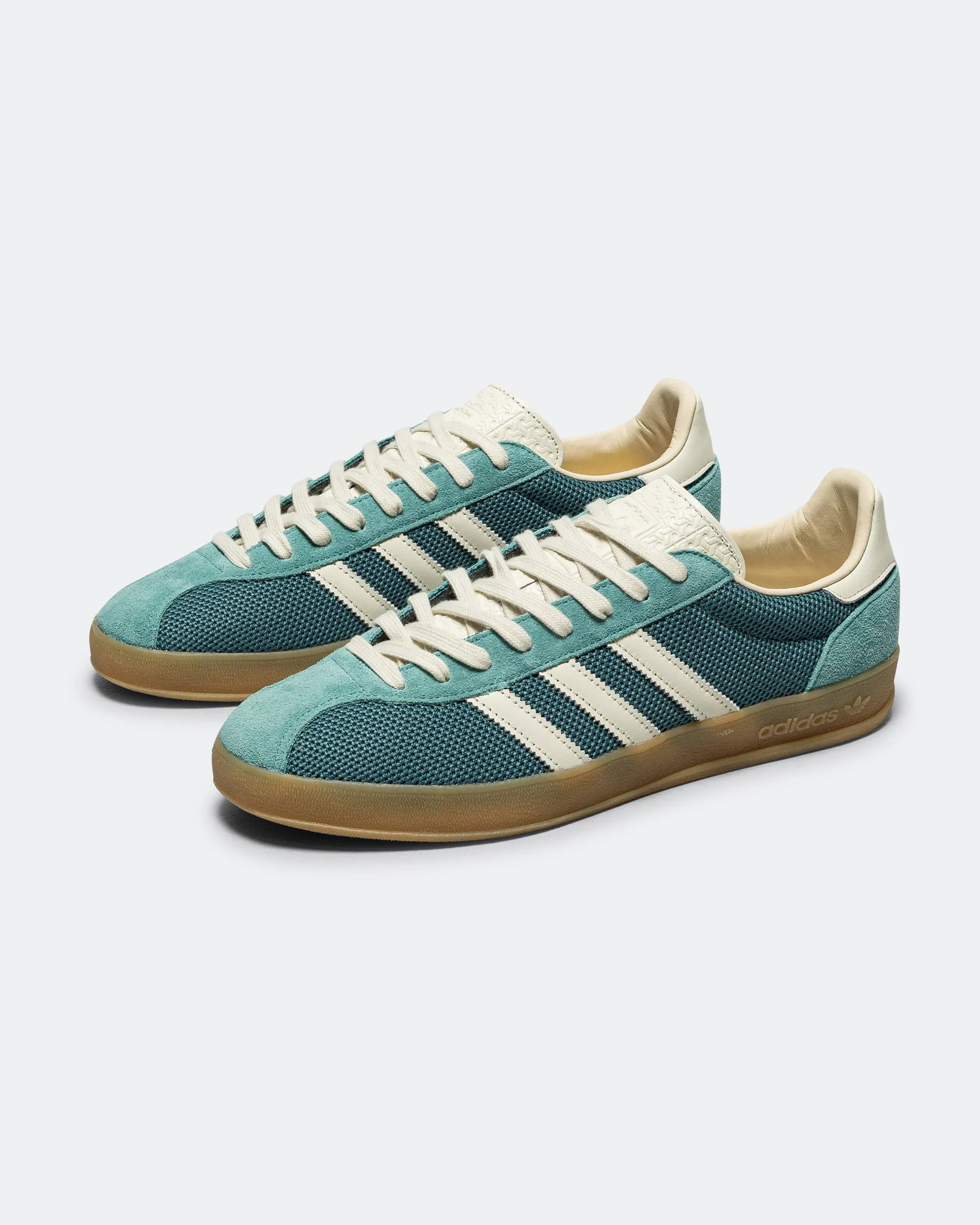 Gazelle Indoor - Preloved Teal/Off White-Warm Sandstone Cushioned Midsole Geometry Hyperelastic Response