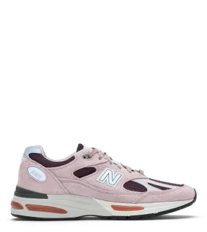 New Balance Made In UK 991v2 Grape Sorbet swimmers Durable Support