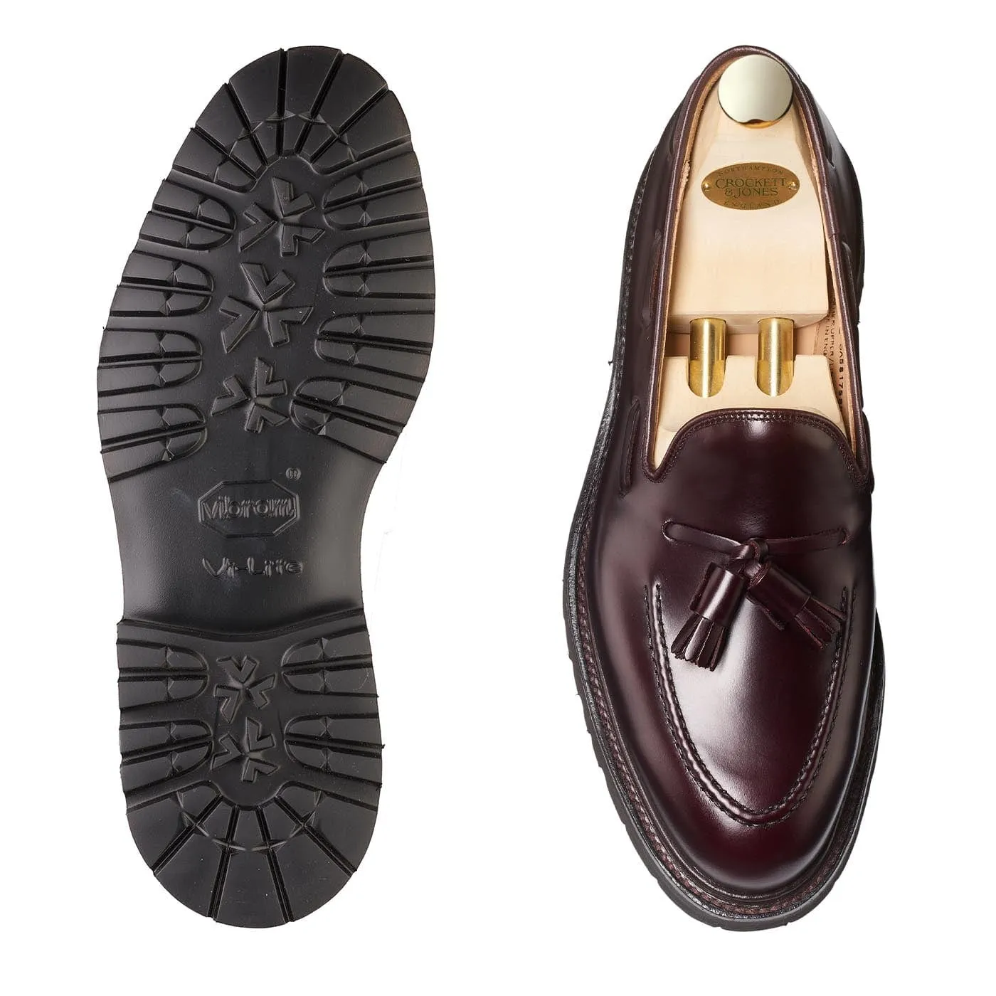 All-season Slip-ons Lace Up Cavendish Burgundy Cavalry Calf