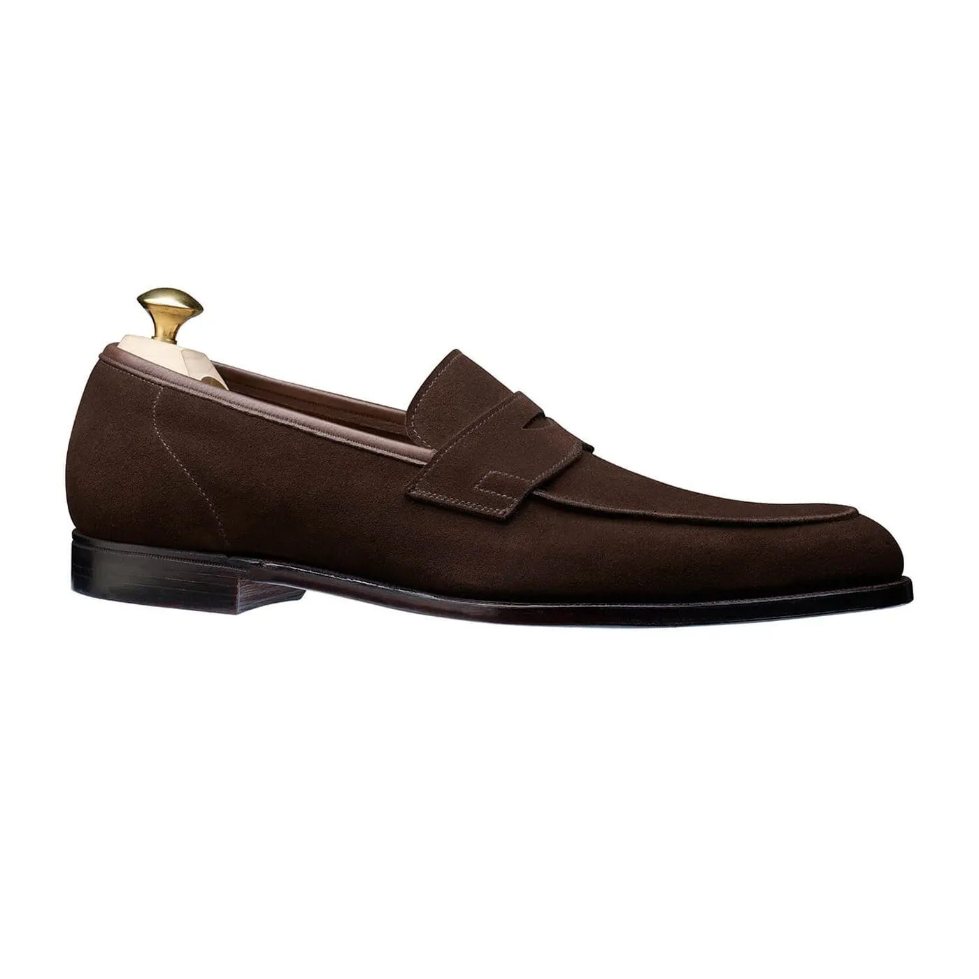 Step Path Cadogan Dark Brown Calf Suede