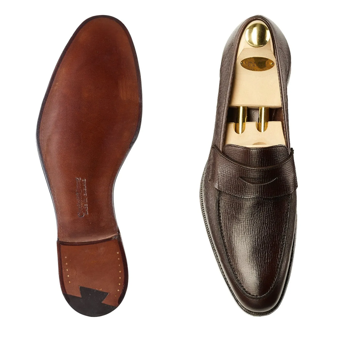 Cadogan Dark Brown Willow Grain Versatile Fit