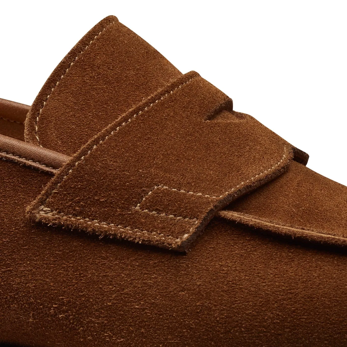 Cadogan Tobacco Calf Suede Grip Firm Simple Comfort Design