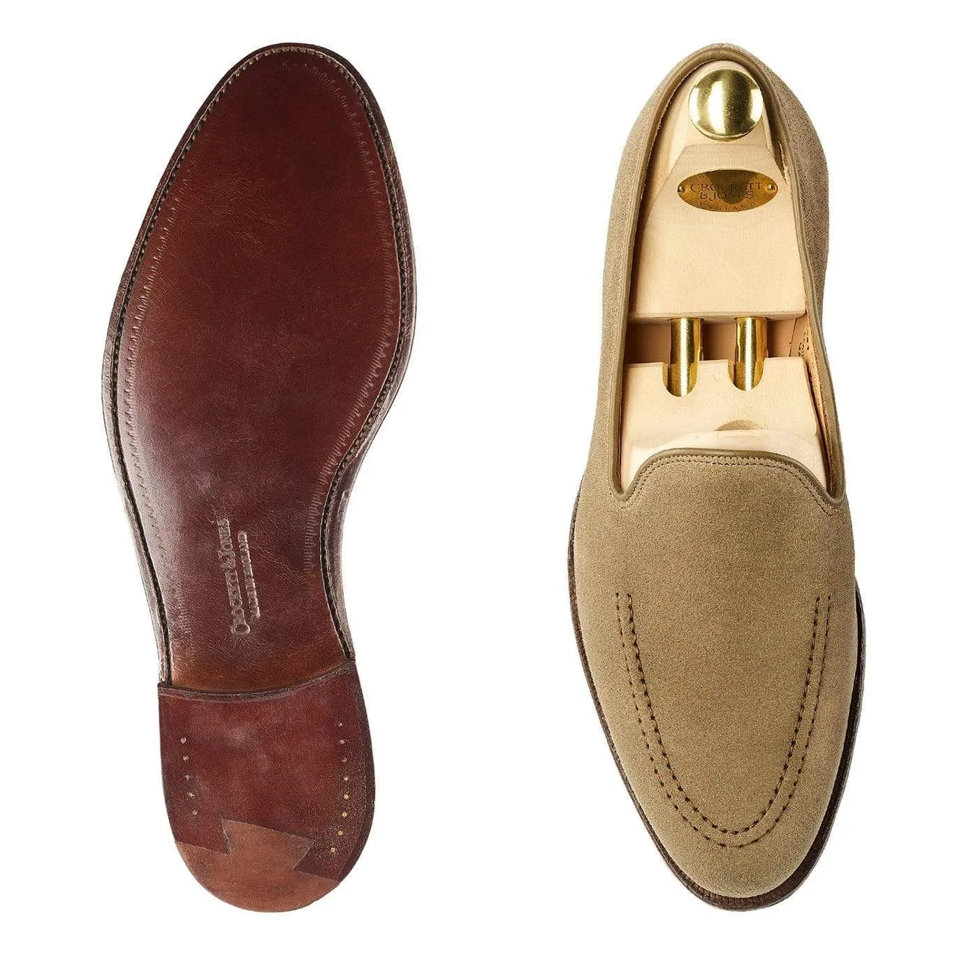 Camden Mushroom Suede Relaxed Walk Practical Footwear