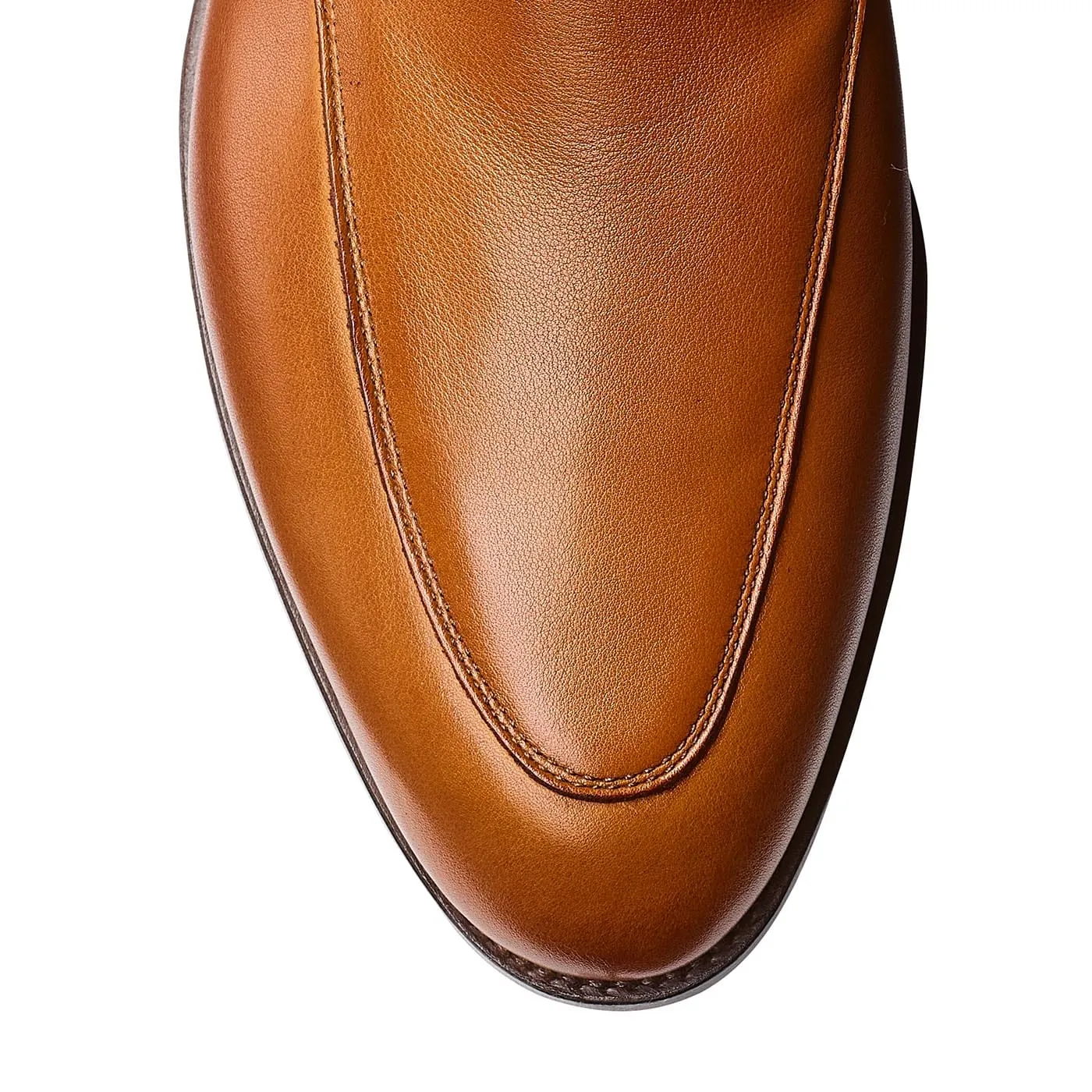 Cannes Tan Milled Calf Frequent Traveler Stretchable