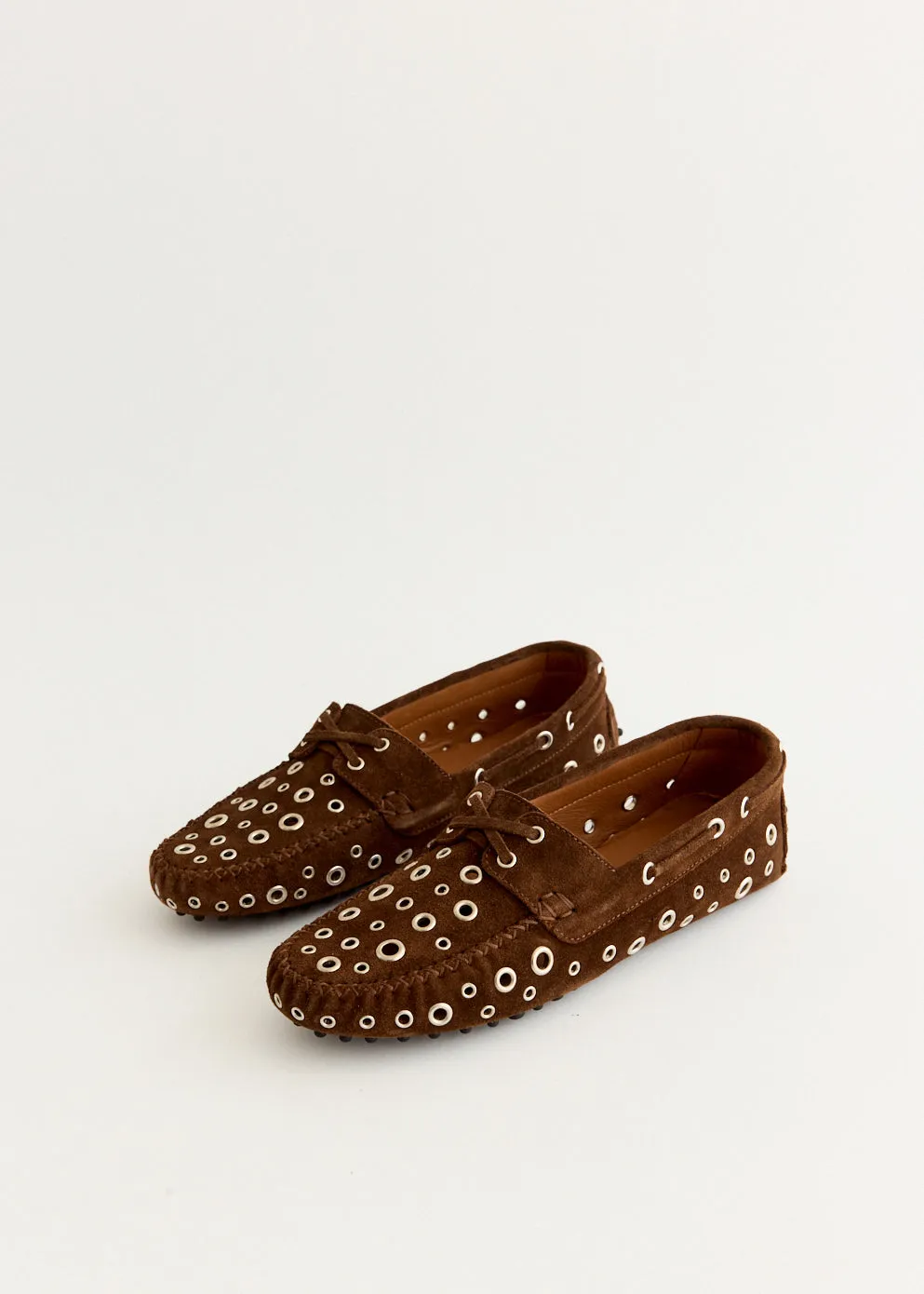 Car Shoes Eyelets Basic Design on the road