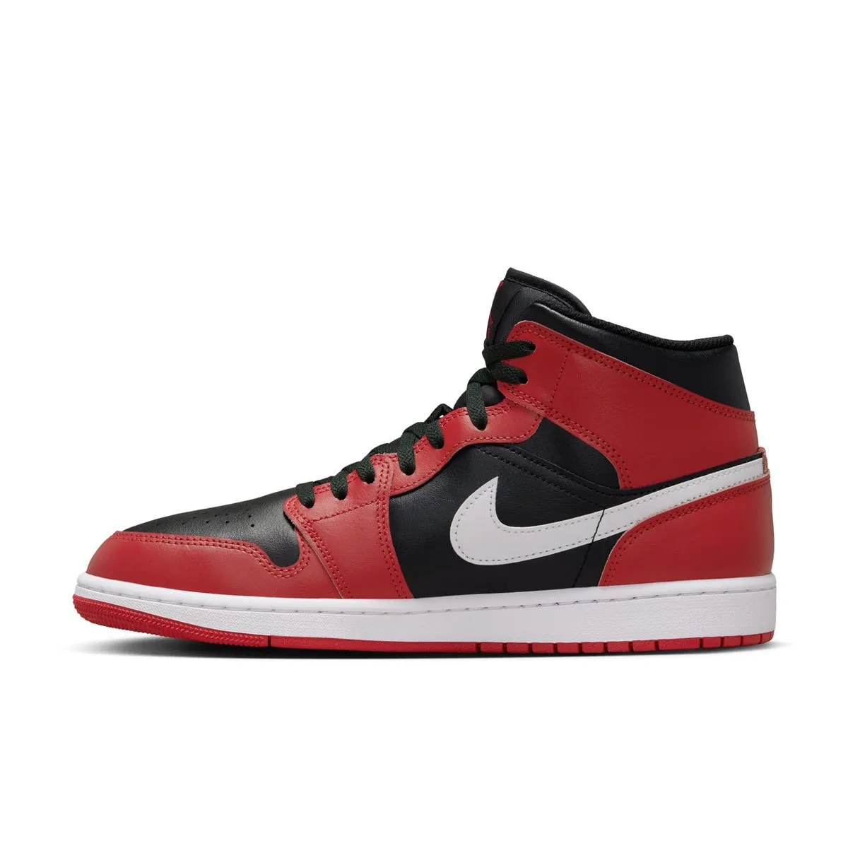 Hyper Compression Foam Air Jordan 1 Mid 'Gym Red Black Toe'