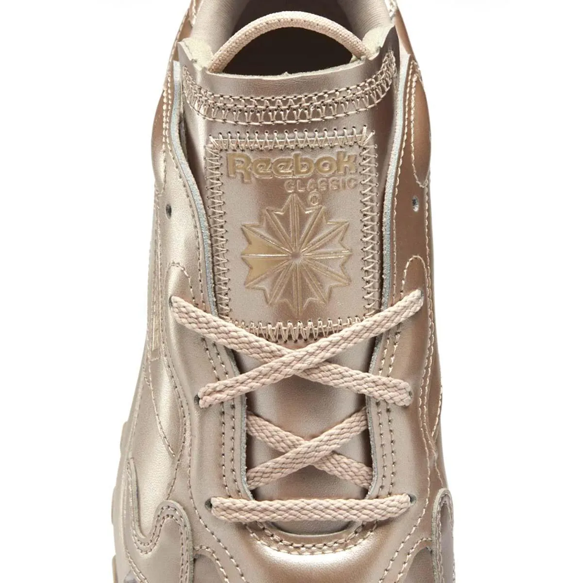 Narrow heel Firm Grip   Cardi B Wmns Classic Leather 'Rose Gold'