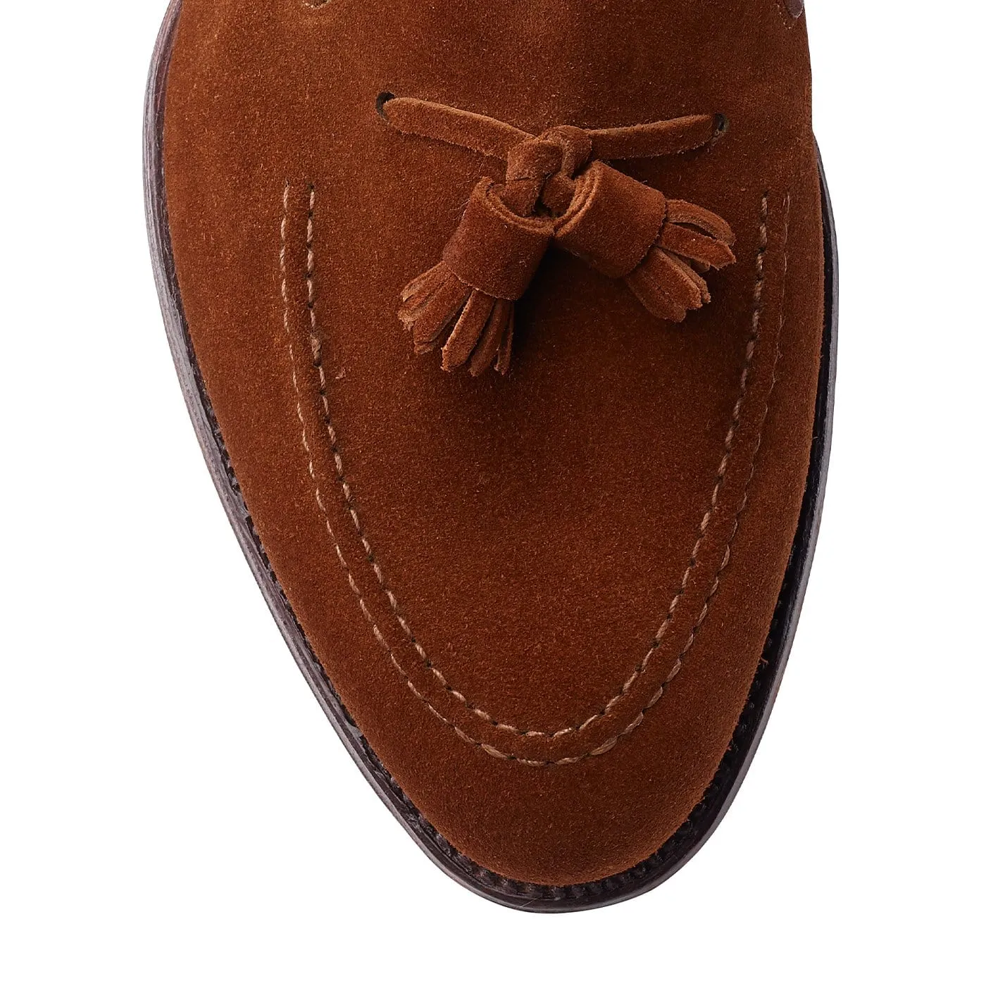 Carly Polo Brown Calf Suede Ground Hug Casual Slip-ons