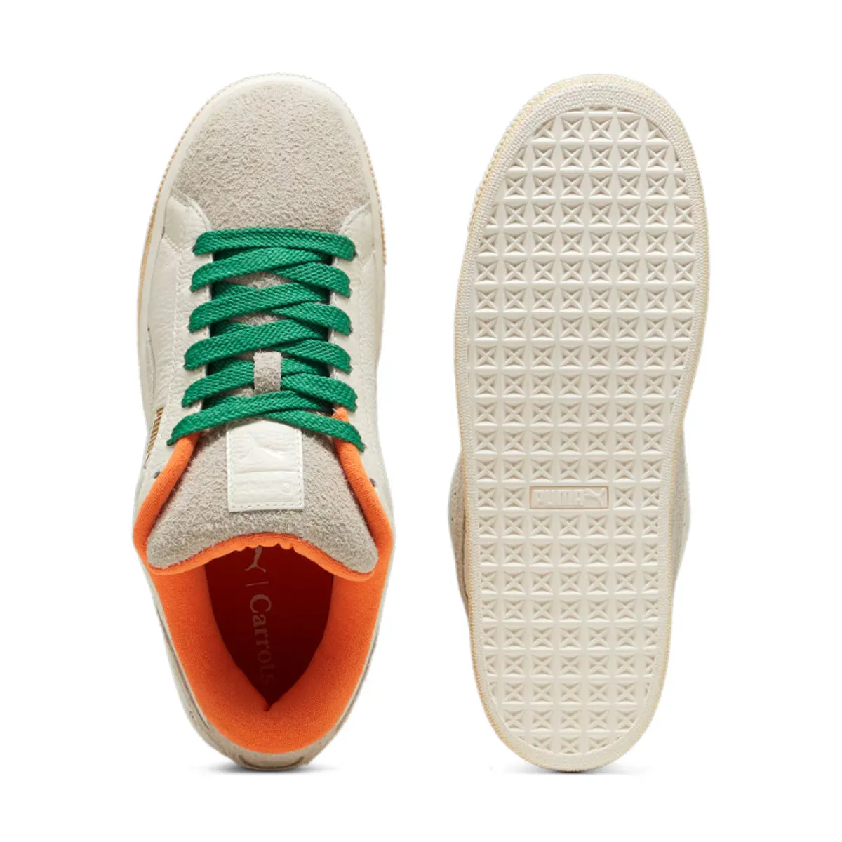 Dual Density Foam   Carrots Suede XL 'Warm White Rickie Orange'