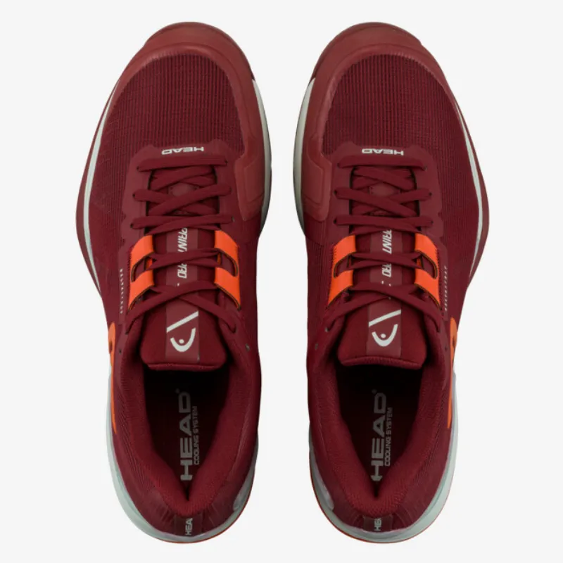 quick dry Head Sprint Pro 3.5 Men Tennis Shoes - Dark Red/Orange