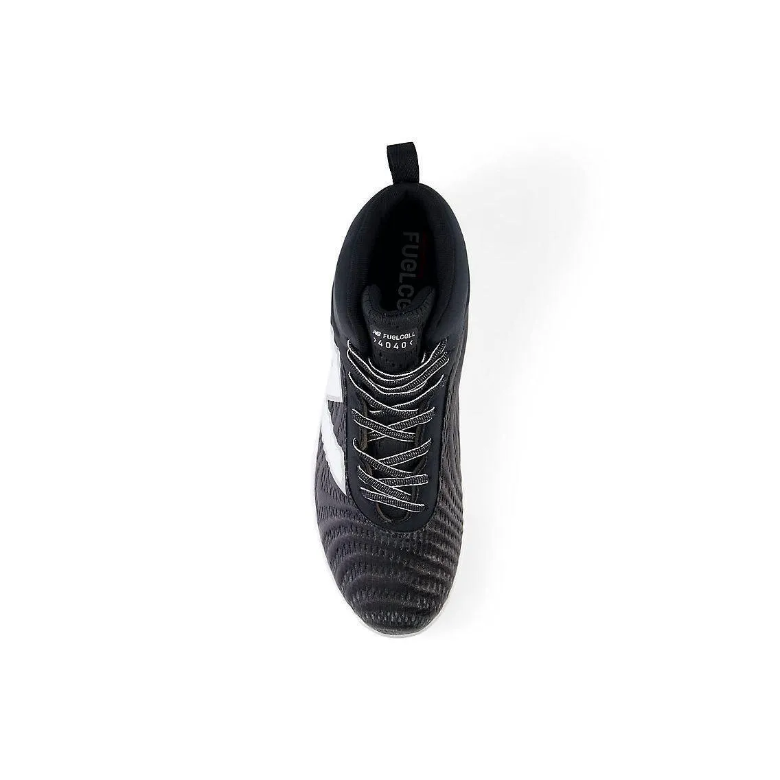 Outdoor Travel New Balance Men's FuelCell 4040 V7 Mid-Metal Baseball Cleats - Black / Optic White - M4040BK7