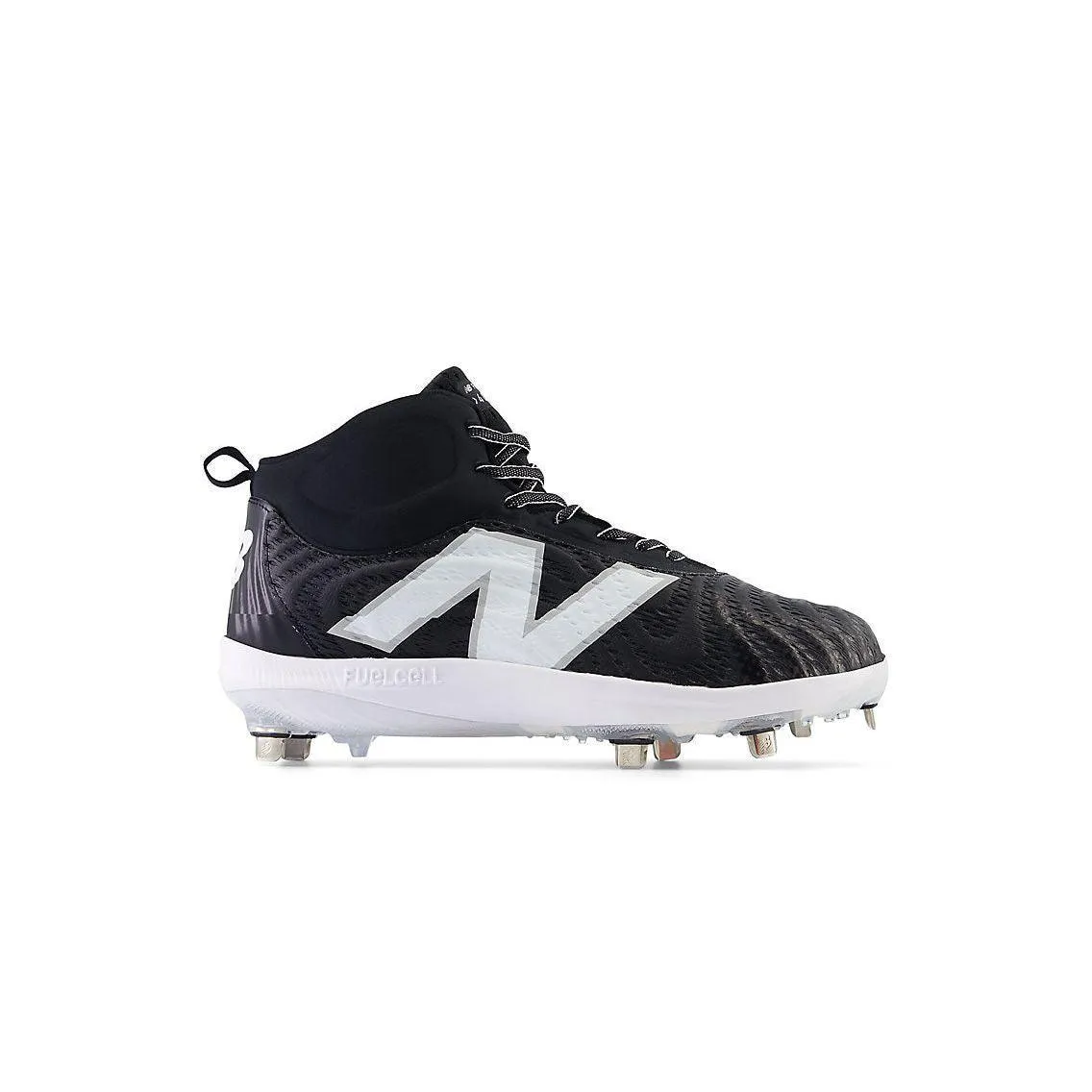 New Balance Men's FuelCell 4040 V7 Mid-Metal Baseball Cleats - Black / Optic White - M4040BK7 Multi   Purpose