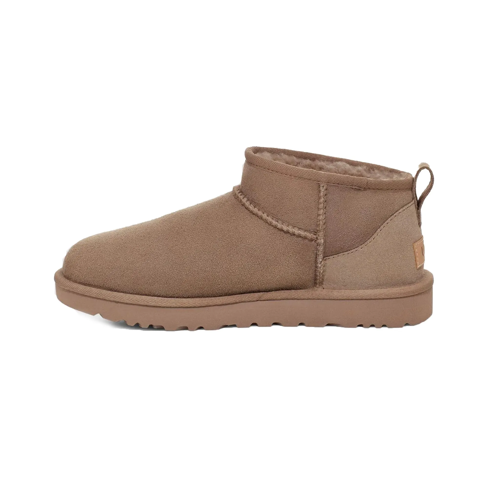UGG Classic Ultra Mini Boot 'Caribou' Women's (2025) Comfortable Tongue Beach Footwear