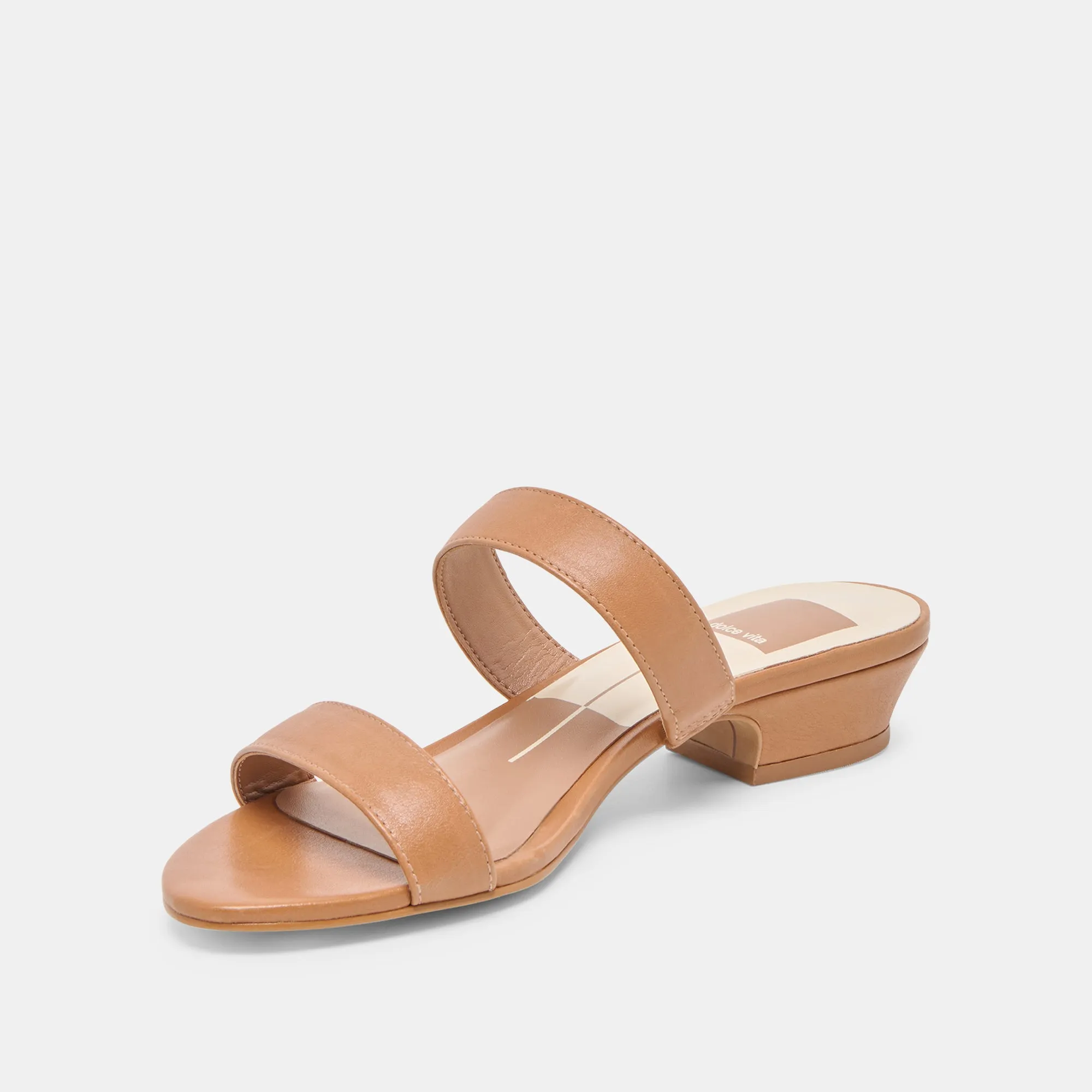 Comfortable ankle support KAMILE SANDALS SADDLE LEATHER
