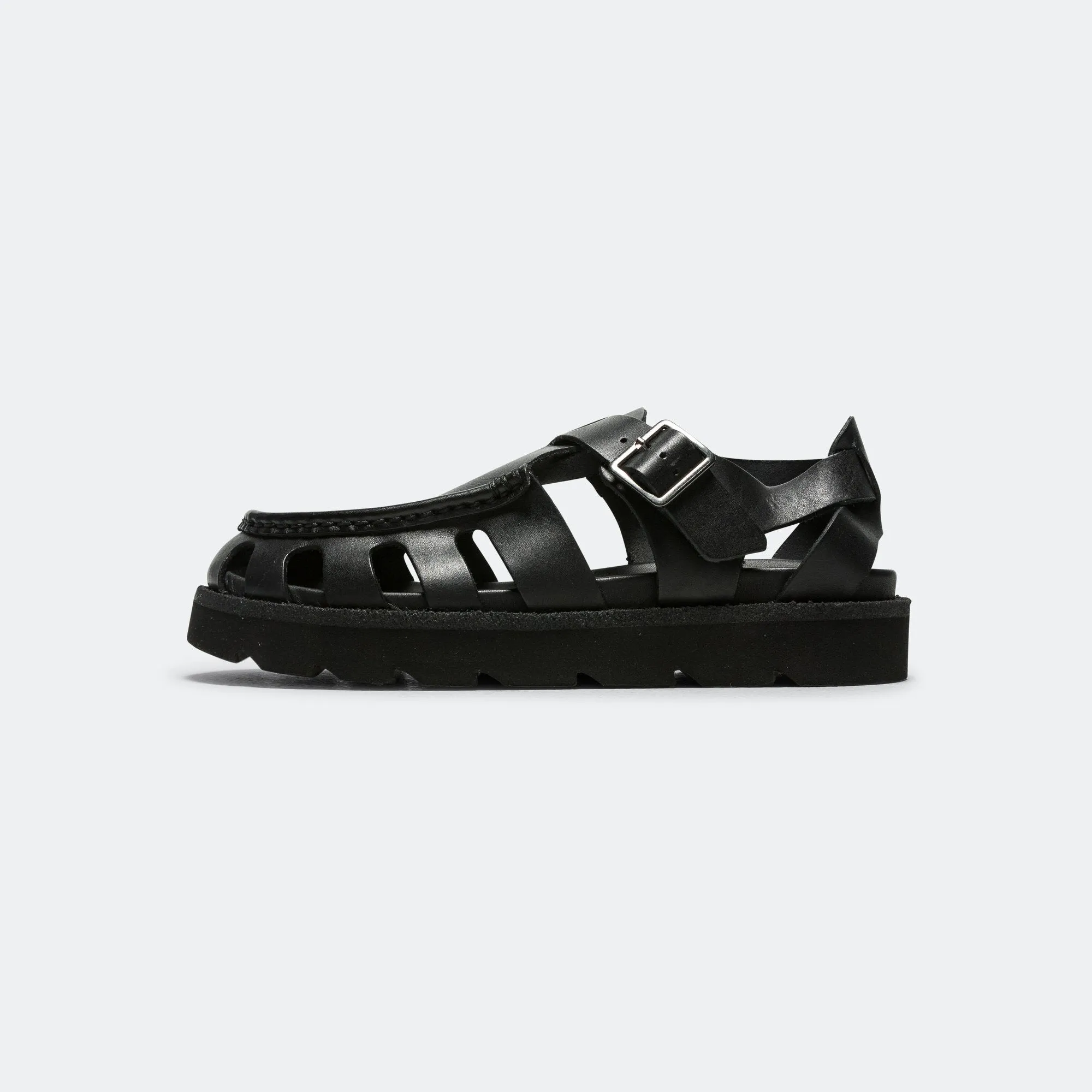 Meare Buckle - Black Eco Friendly Insoles Rugged Traction