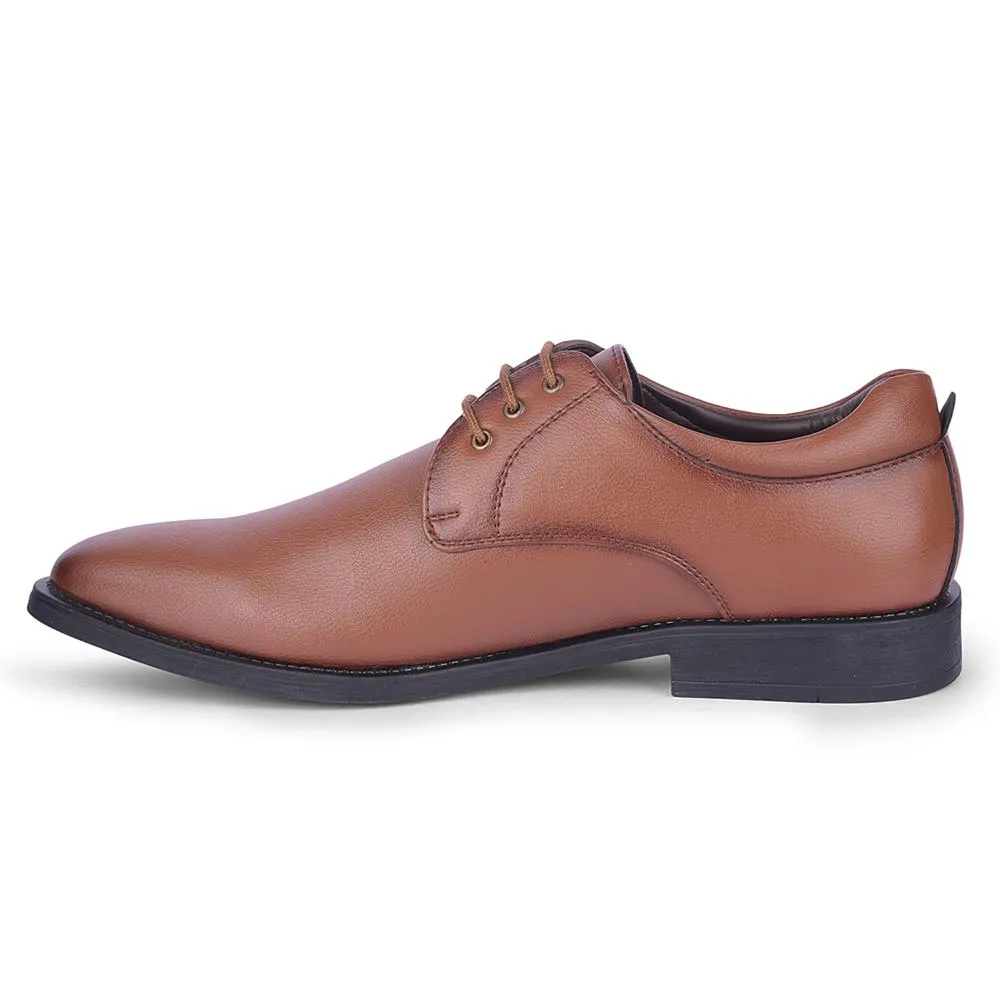 Urban Formal Healers Tan Formal Lacing Derby Shoes For Men SAGAR-16 By Liberty