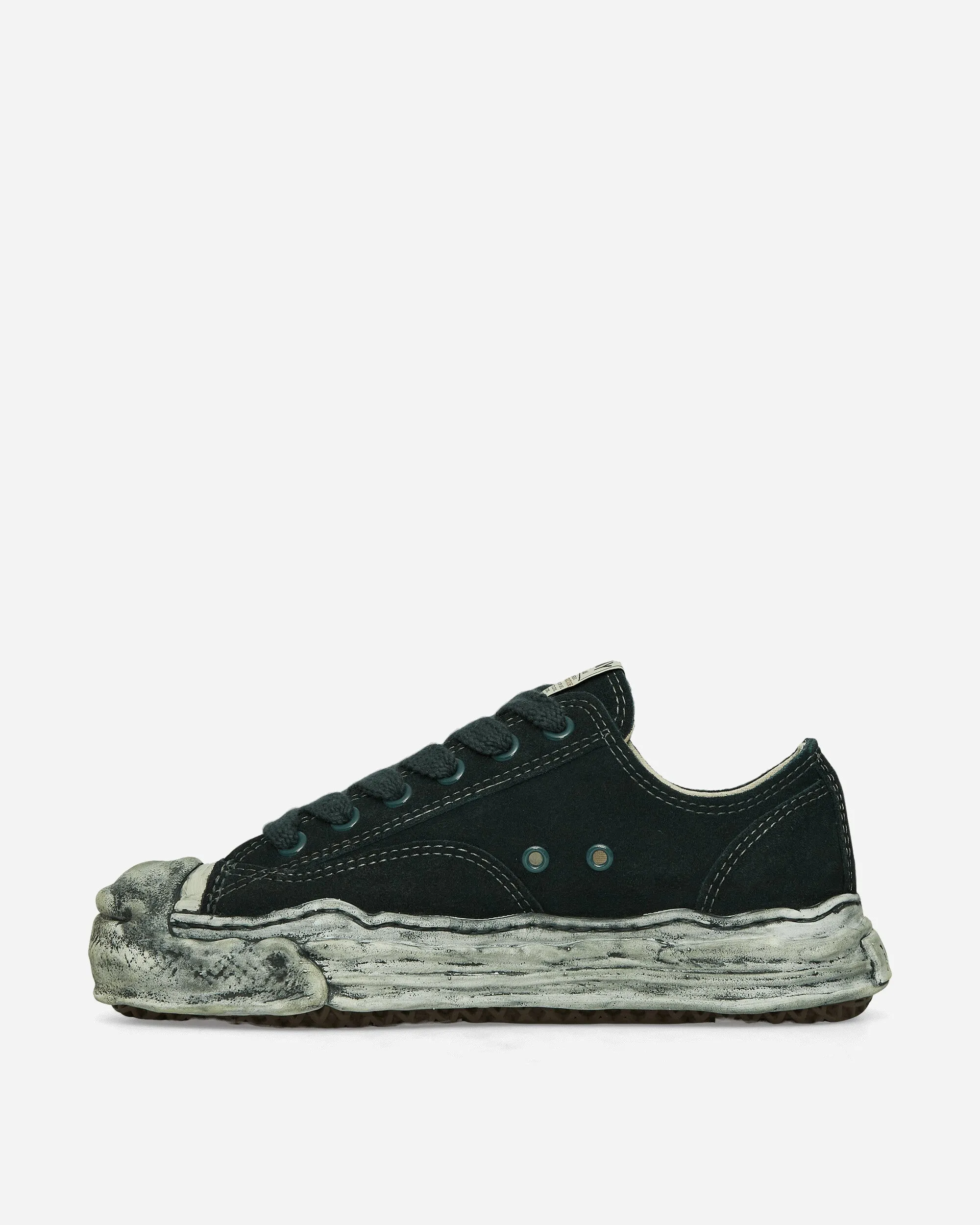 Hank OG Sole Suede Sneakers Green Gold Shine Chic Form