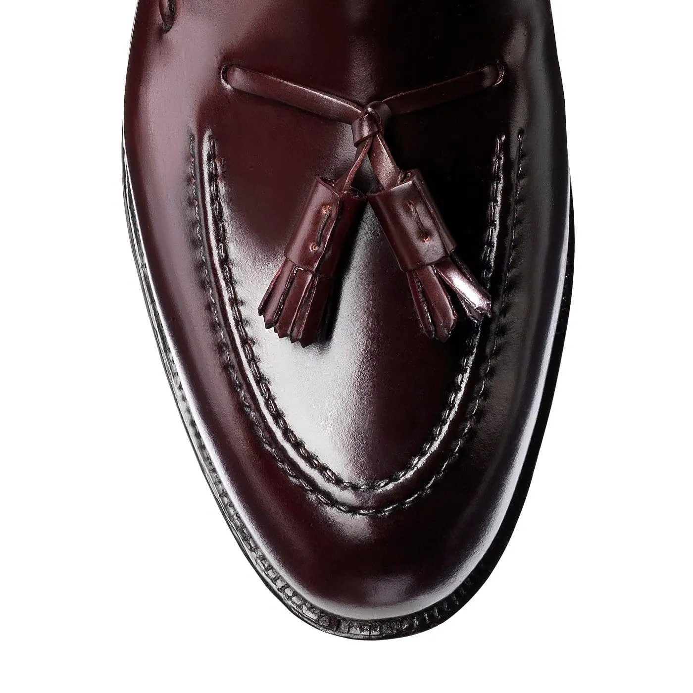 Cavendish Burgundy Cordovan Classic Slip-Ons