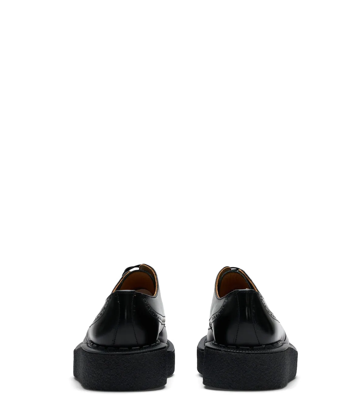 CdG Homme Plus X George Cox X John Moore Brogue Black Sturdy flexibility strap - type