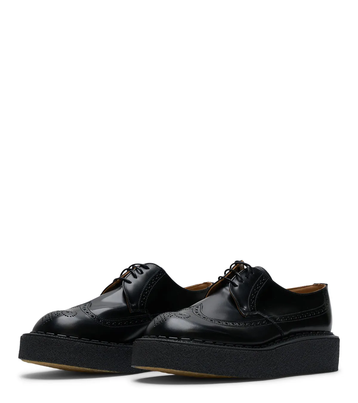 pull - tab CdG Homme Plus X George Cox X John Moore Brogue Black