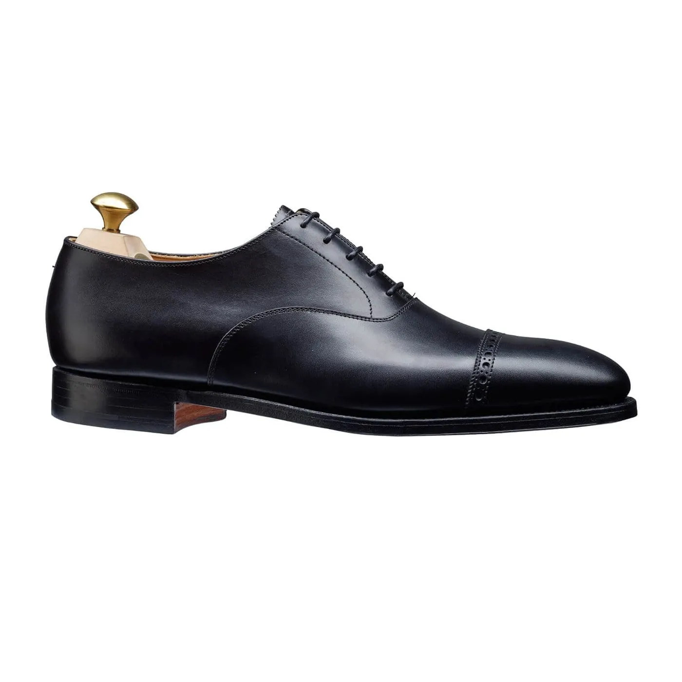 Arden Black Calf Women Oxfords