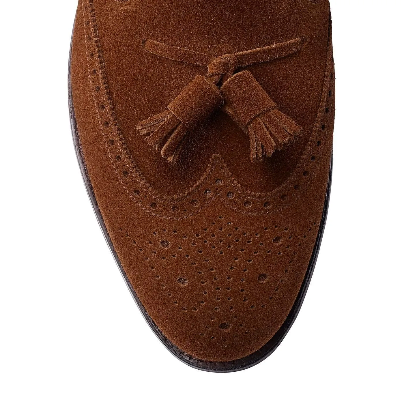 Desk Style Lichfield Tobacco Calf Suede