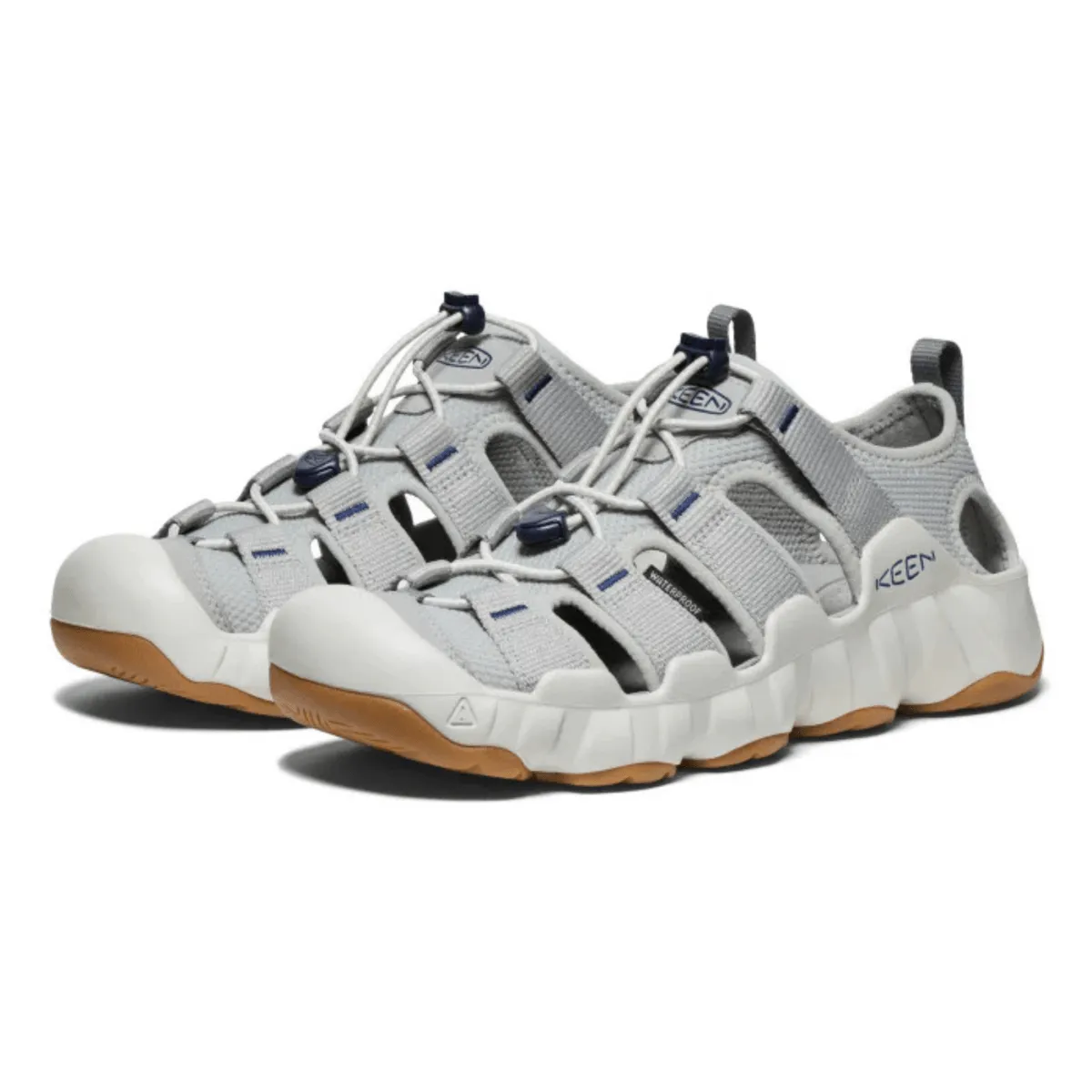 Keen Men's Hyperport H2 Alloy/Naval Academy Yellow Warm