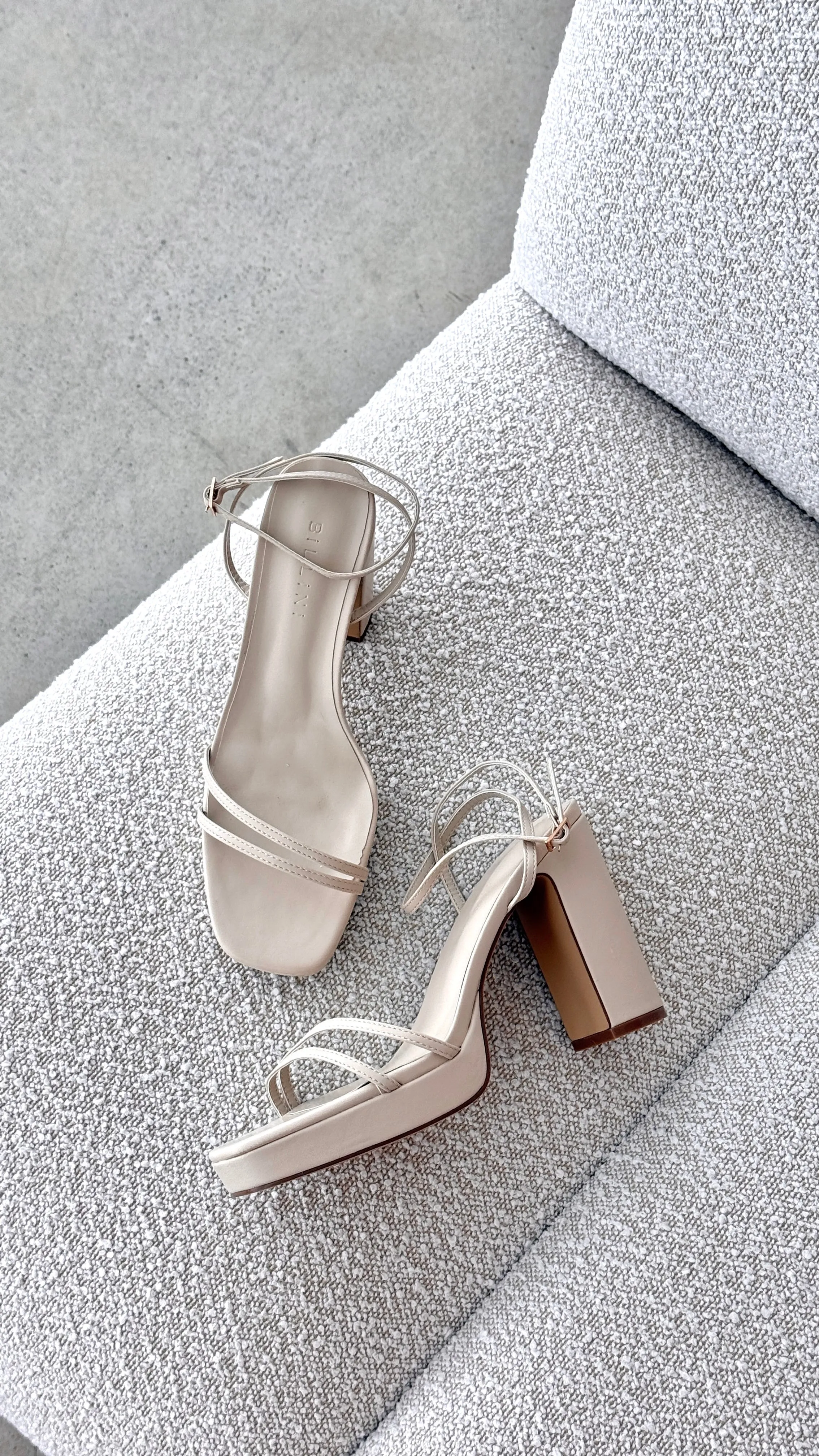 Shiloh Heel - Champagne Long Leg Look
