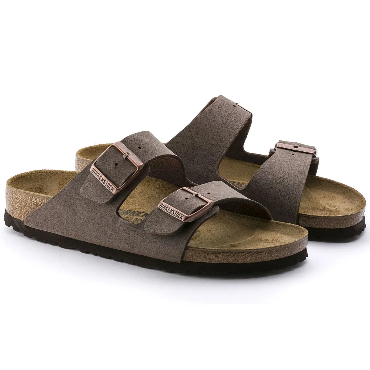 Travel-Ready Shoes Foot Massage Birkenstock Men's Arizona Mocha Birko-Flor