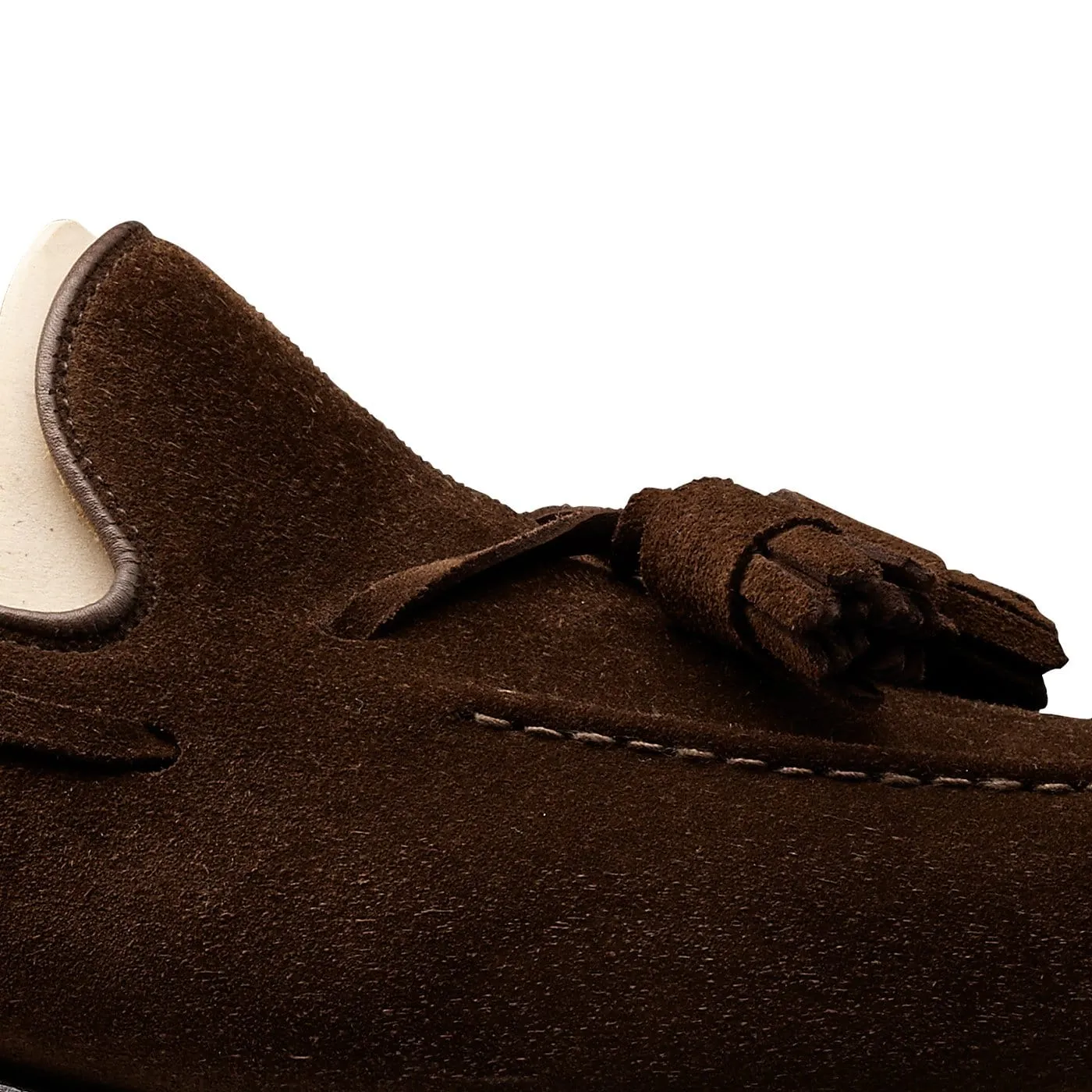 Pure Path Versatile Slip-Ons Cavendish Dark Brown Calf Suede