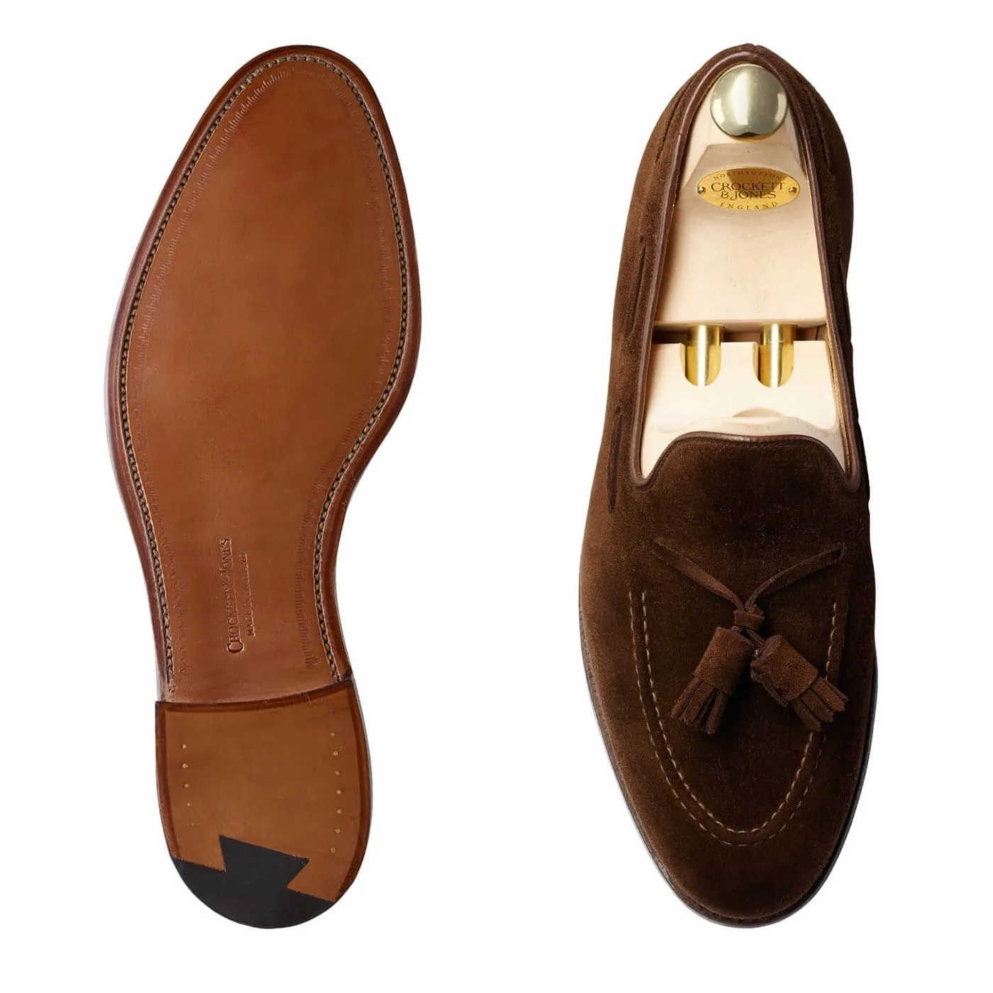 Path Safe Cavendish Dark Brown Calf Suede