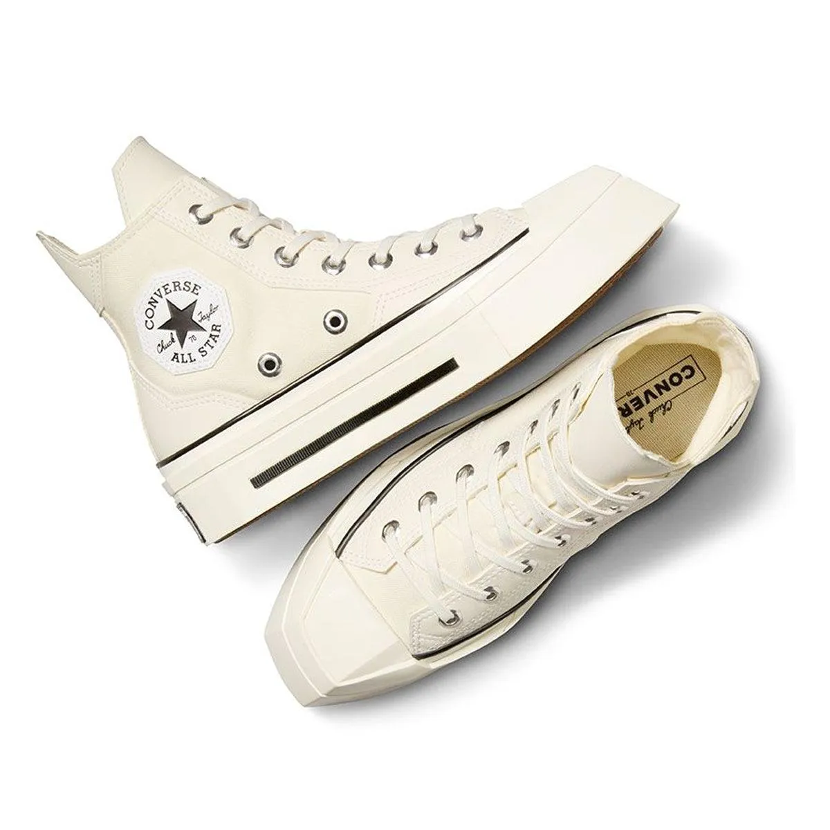 Sturdy Heel Climate Control Technology Chuck 70 De Luxe Squared 'Egret'