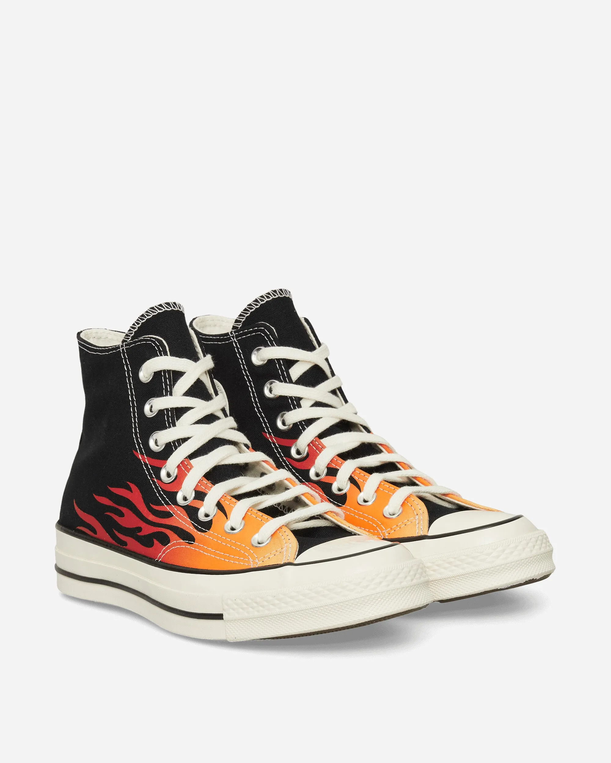 Porous Structure Root Hike Chuck 70 Fire Sneakers Black / Red / Yellow