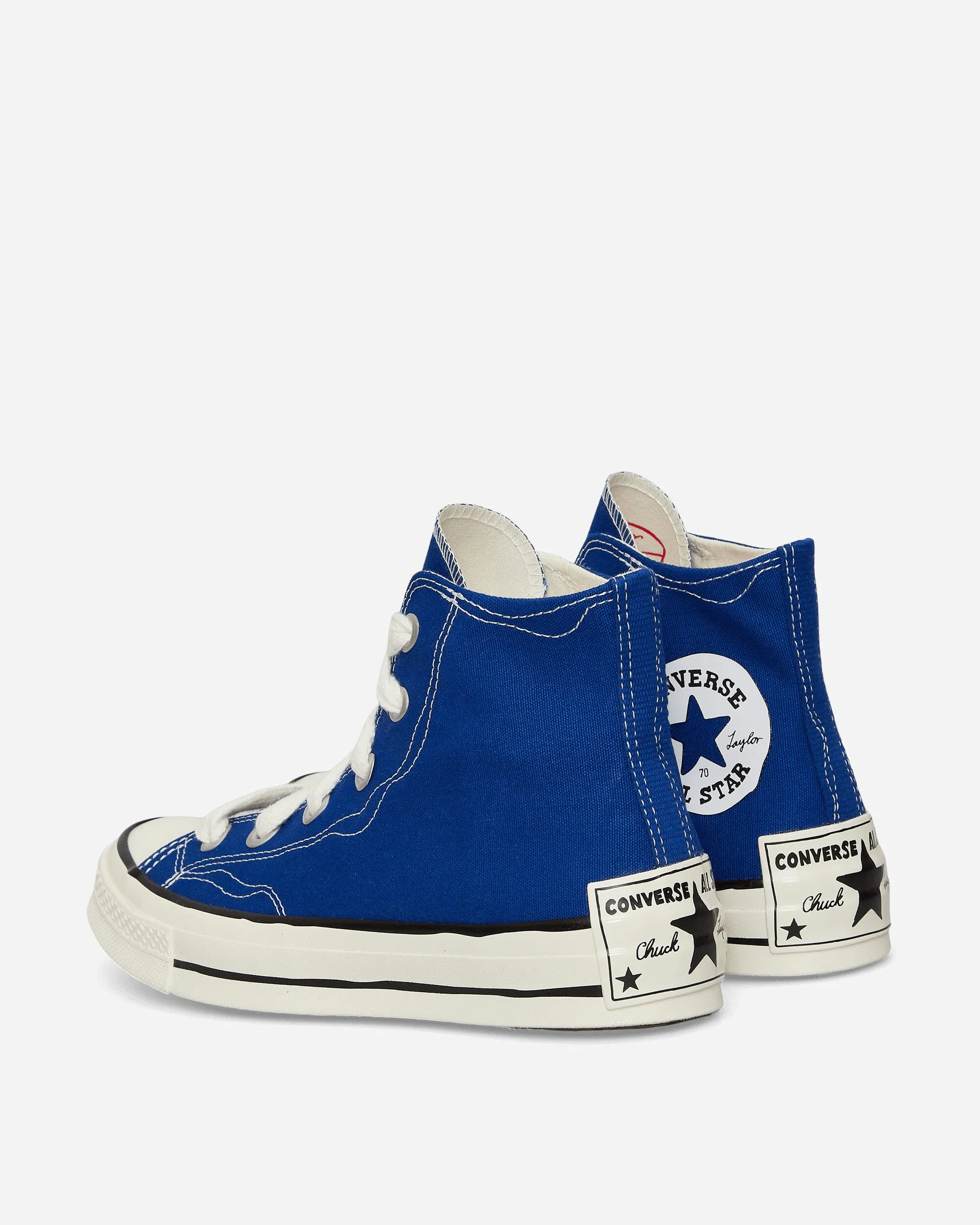 Slow Step Clean Wear Chuck 70 Hi Sketch Sneakers Blue