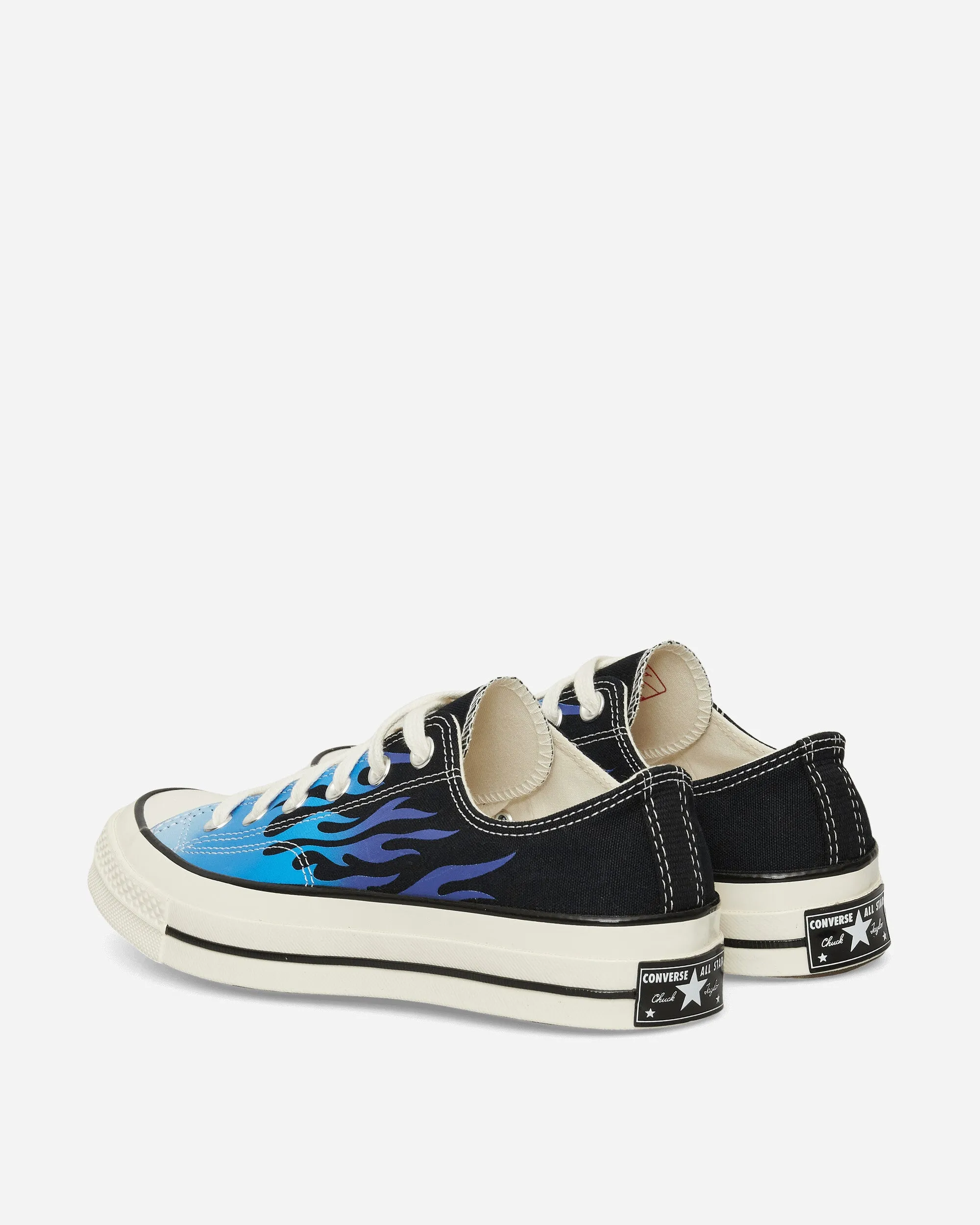 Comfortable Forefoot Cloud Walk Chuck 70 Low Fire Sneakers Black / Blue It / Cobalt