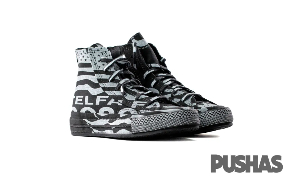 Chuck Taylor All-Star 70 Hi x Telfar 'Black White' (2020) Active Step Skate Gear Ready