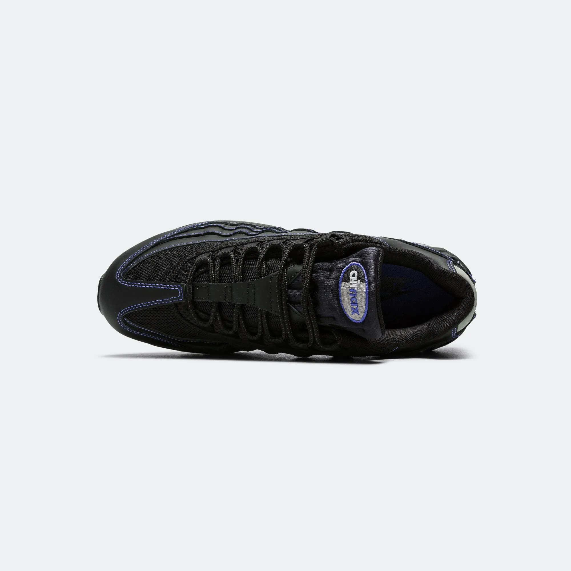 Air Max 95 OG - Black/Persian Violet-Wolf Grey Friction Free Laces athletic style