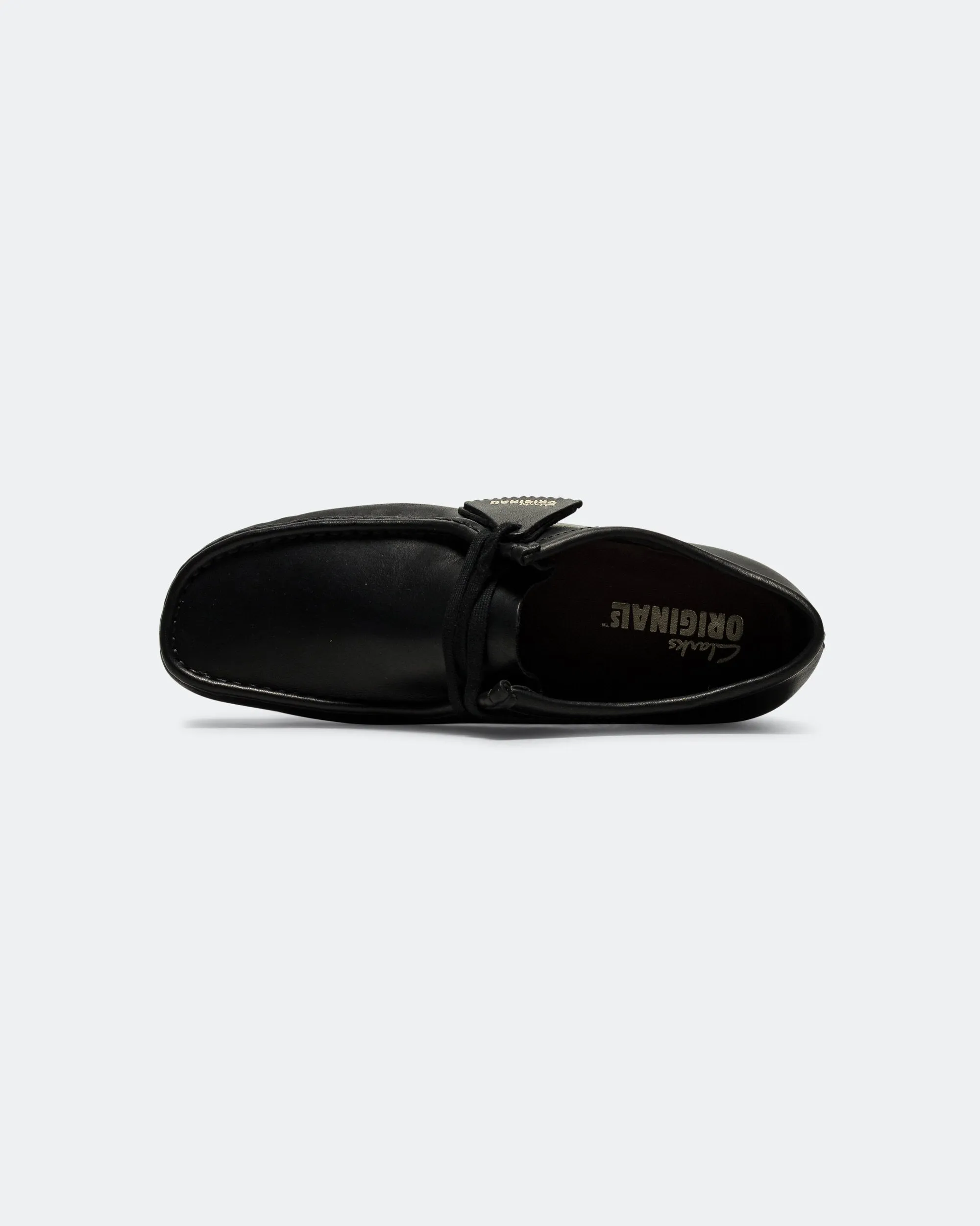 Crisp Touch Wallabee - Black Leather