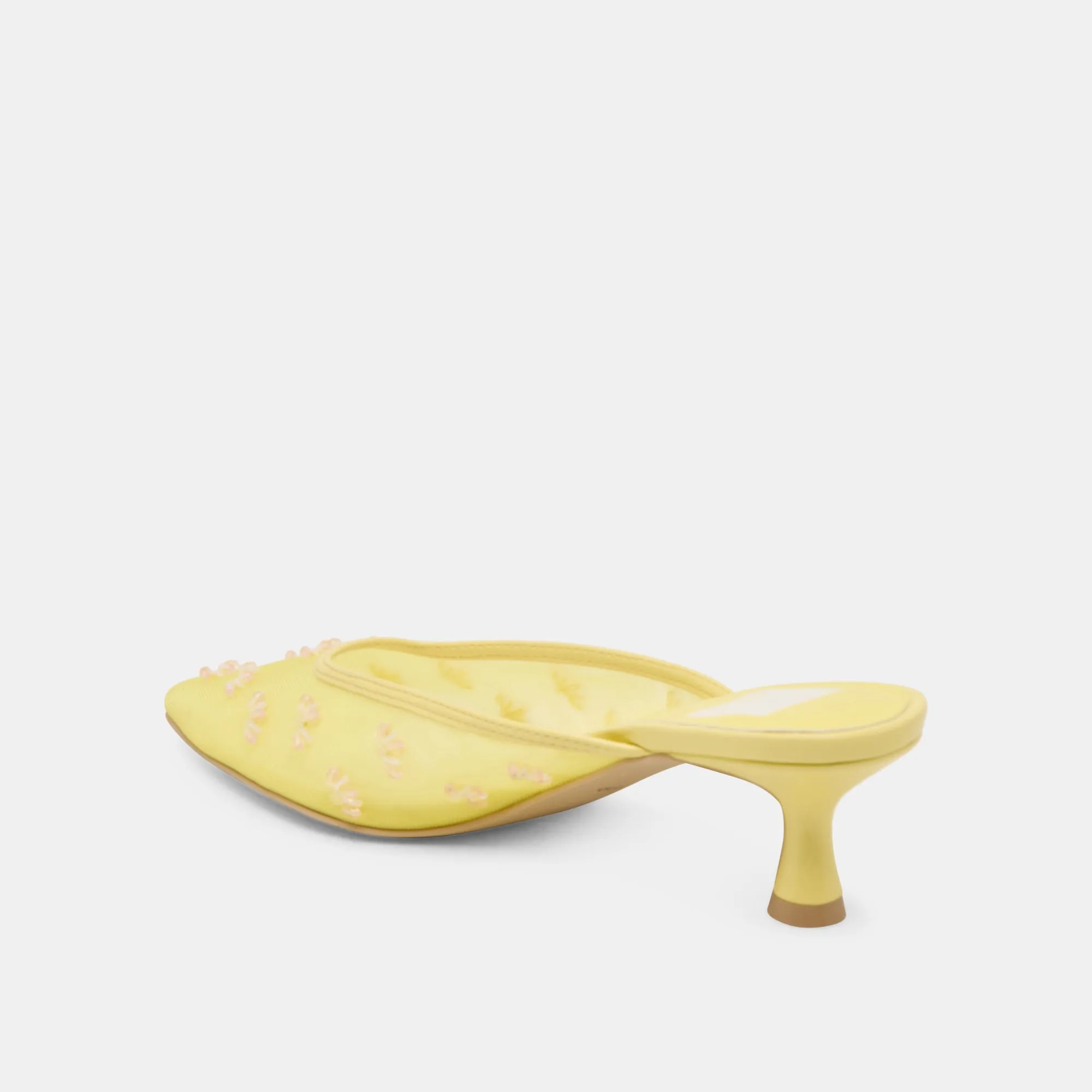 Smart Sandals CLARA WIDE HEELS LEMON MESH