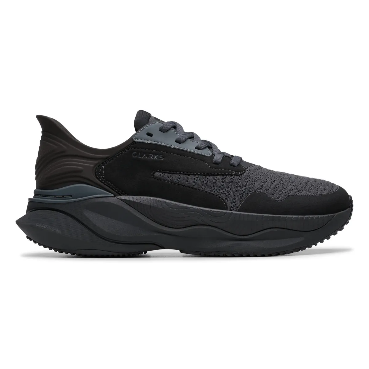 Classic Fit Motion Friendly Clarks Men's Pace Black Mesh