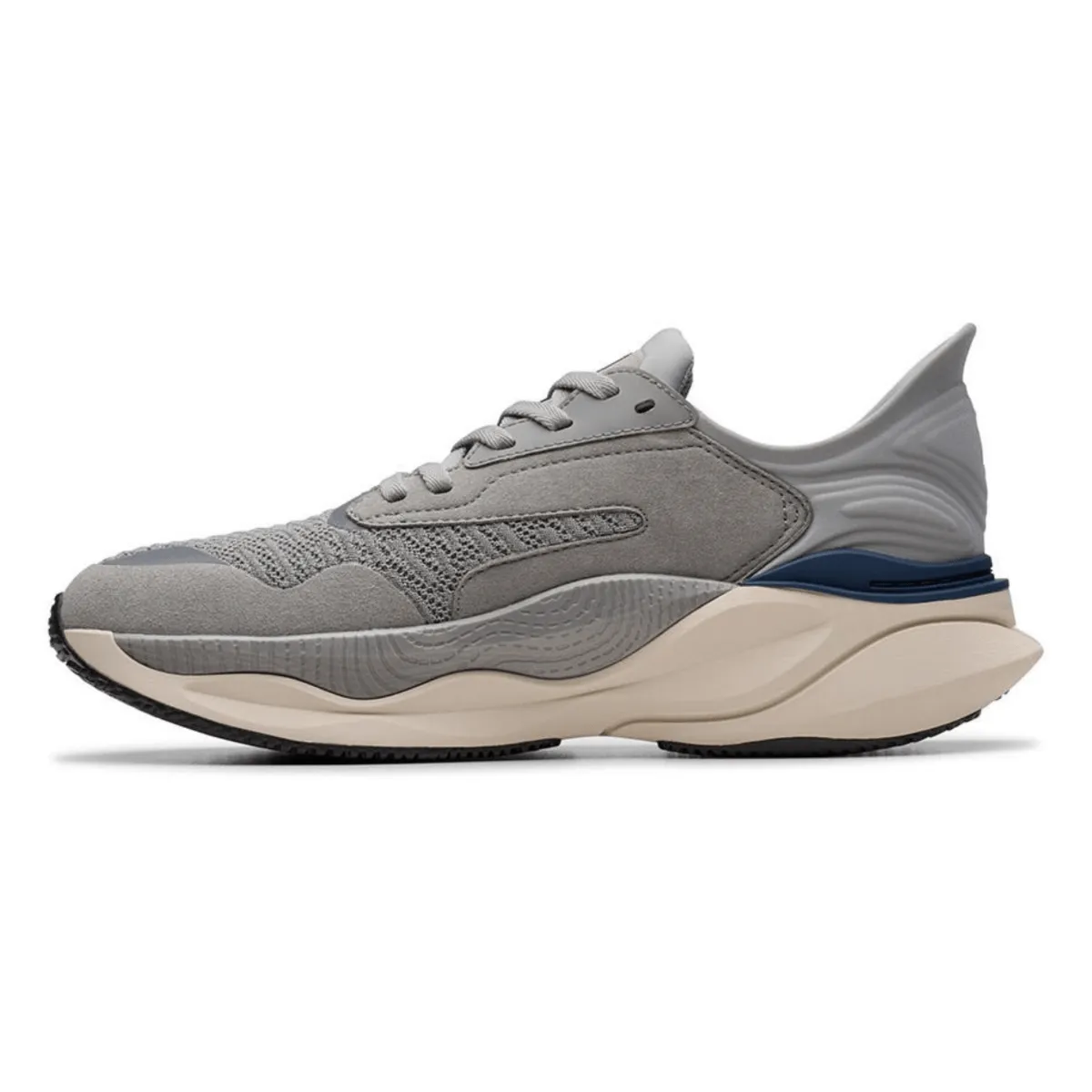 Urban Friendly Business Fit Clarks Men's Pace Grey Mesh