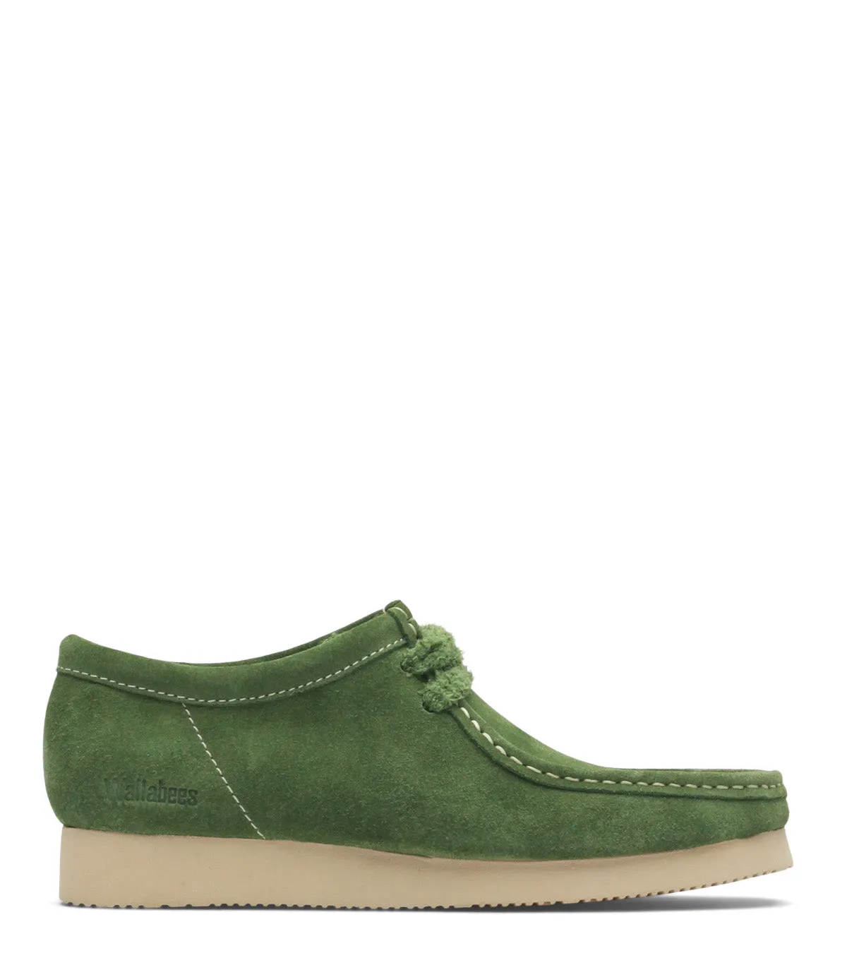 Clarks Wallabee 2604 Green brogues